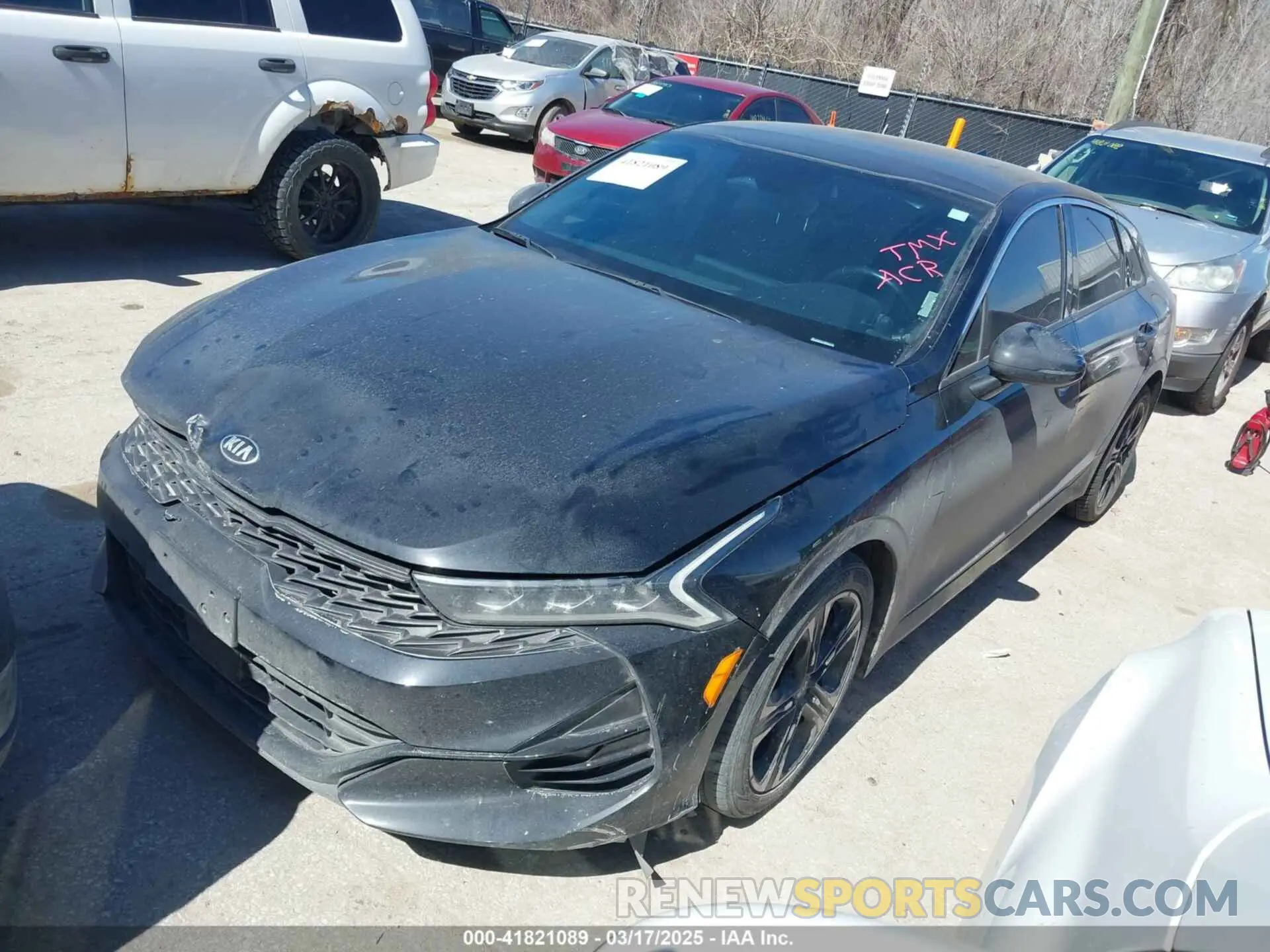 2 Photograph of a damaged car 5XXG64J20MG058750 KIA K5 2021