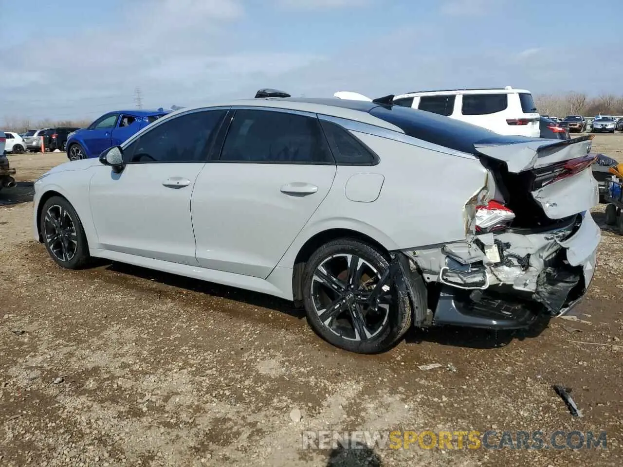 2 Photograph of a damaged car 5XXG64J22MG032635 KIA K5 2021