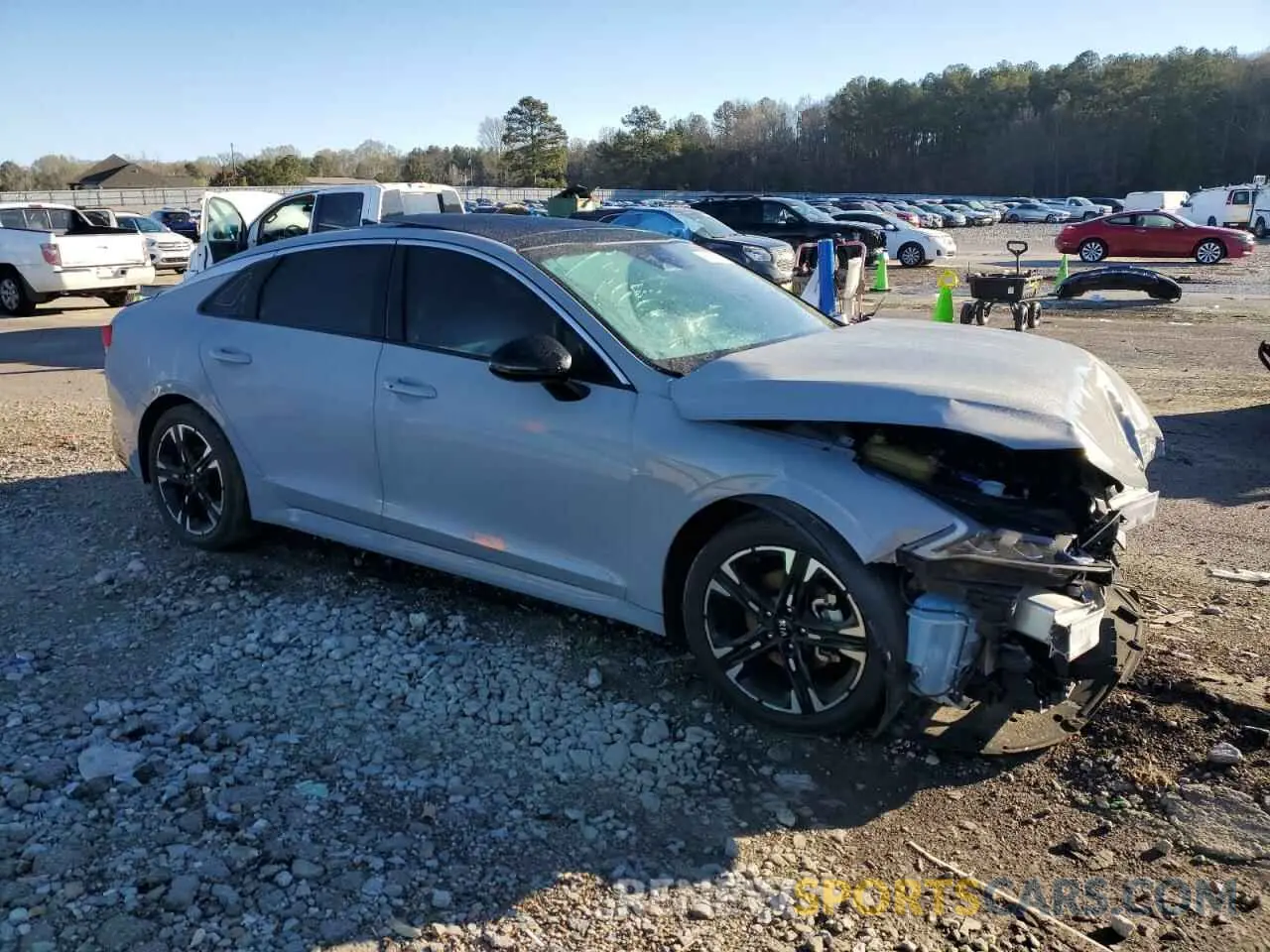 4 Photograph of a damaged car 5XXG64J22MG052674 KIA K5 2021