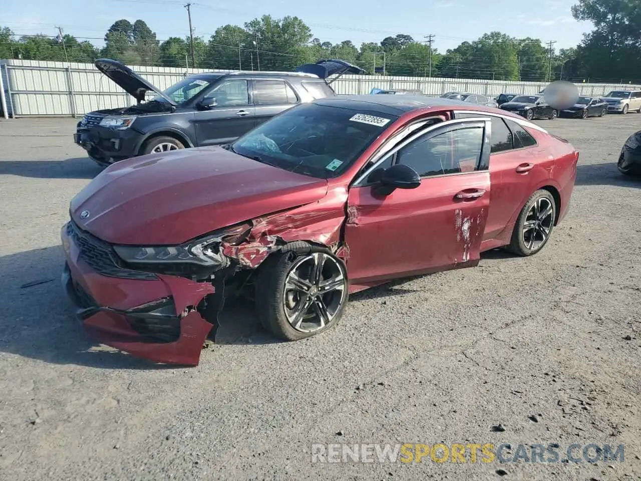 1 Photograph of a damaged car 5XXG64J25MG041197 KIA K5 2021