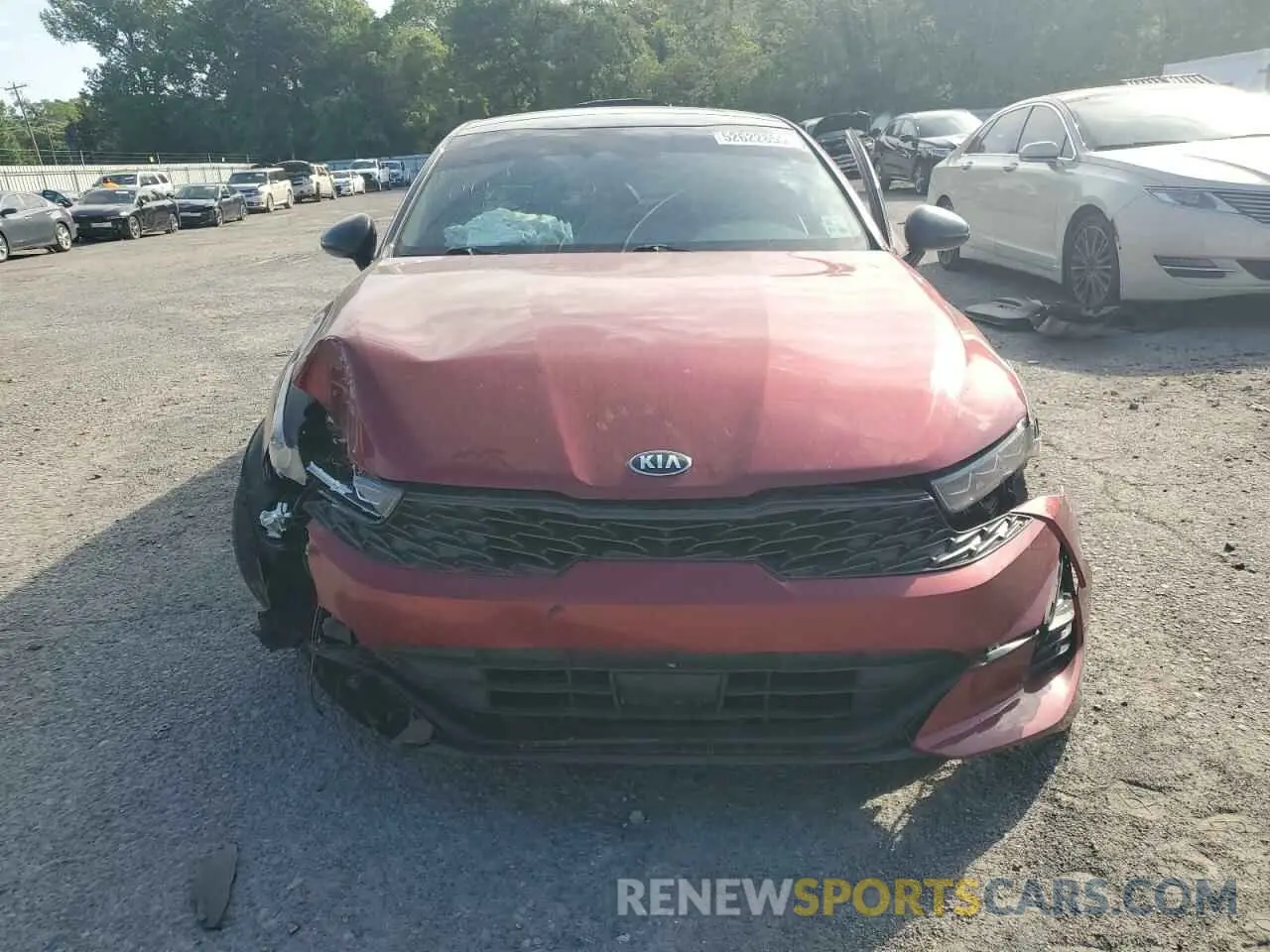 5 Photograph of a damaged car 5XXG64J25MG041197 KIA K5 2021