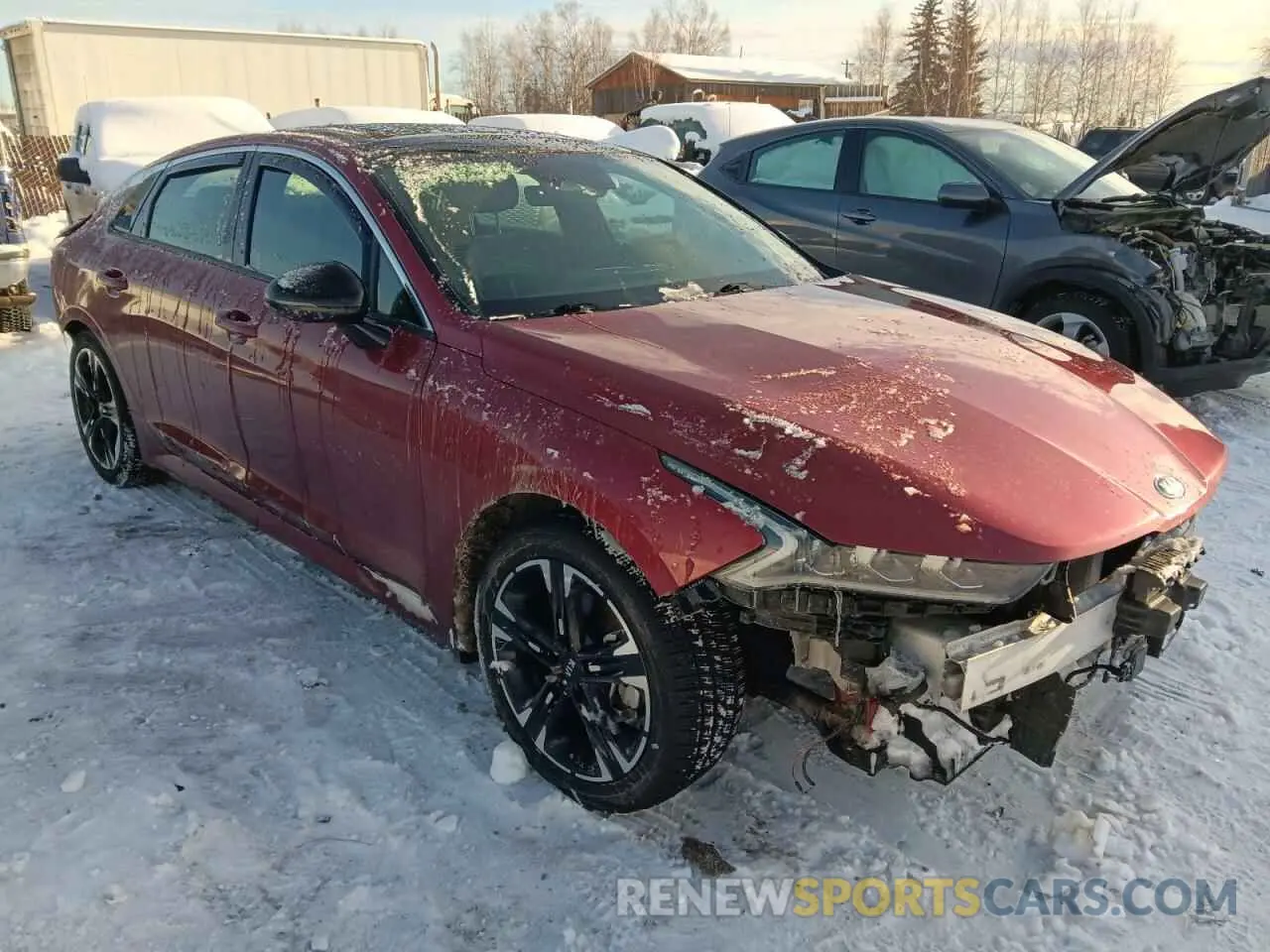 4 Фотография поврежденного автомобиля 5XXG64J25MG070635 KIA K5 2021