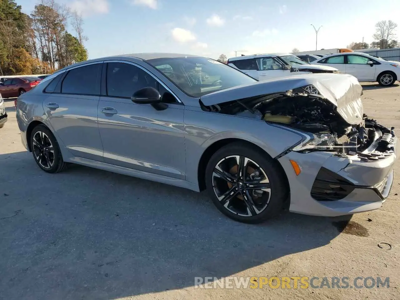 4 Photograph of a damaged car 5XXG64J29MG053773 KIA K5 2021