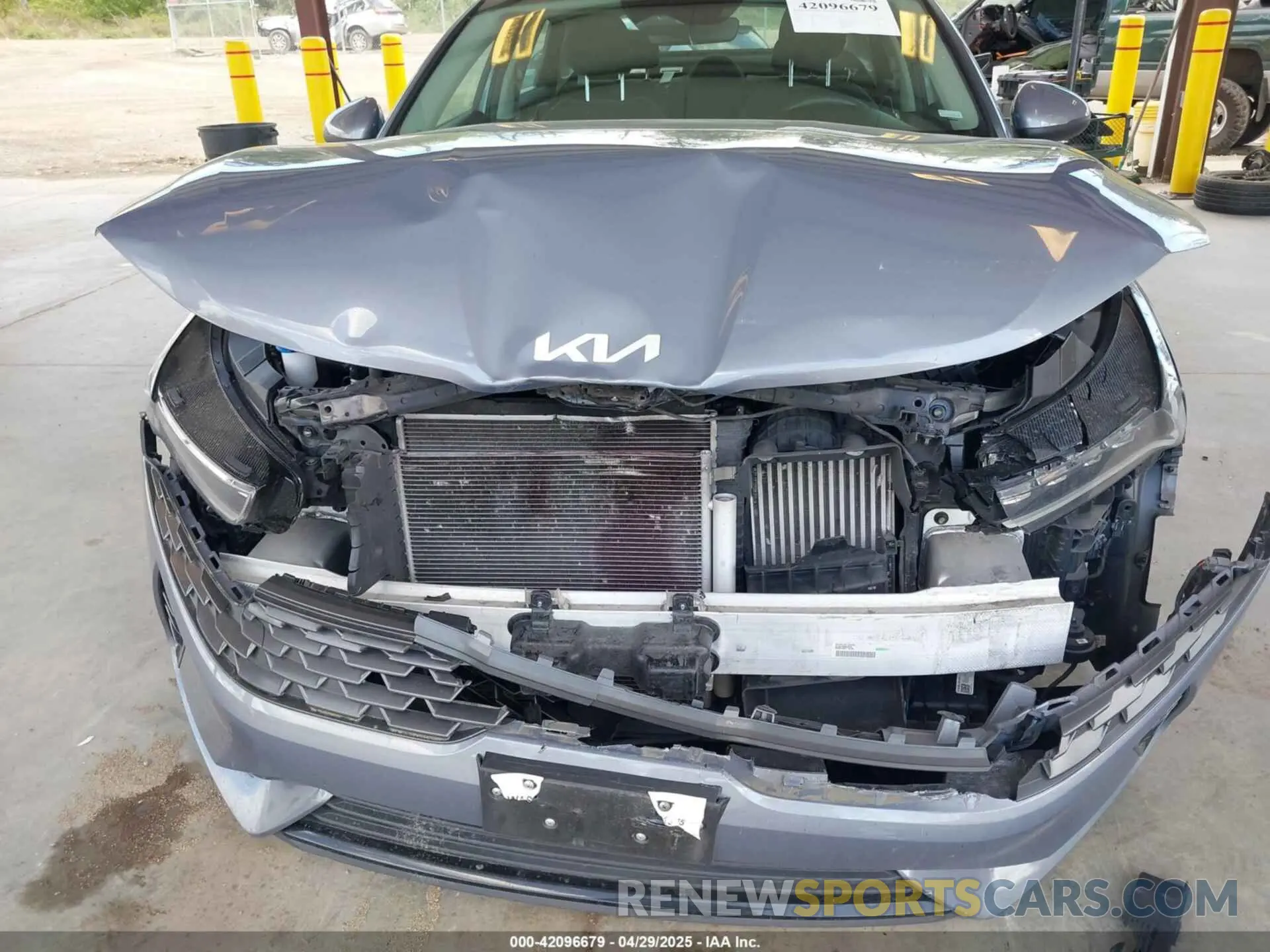 6 Photograph of a damaged car 5XXG14J23NG090639 KIA K5 2022