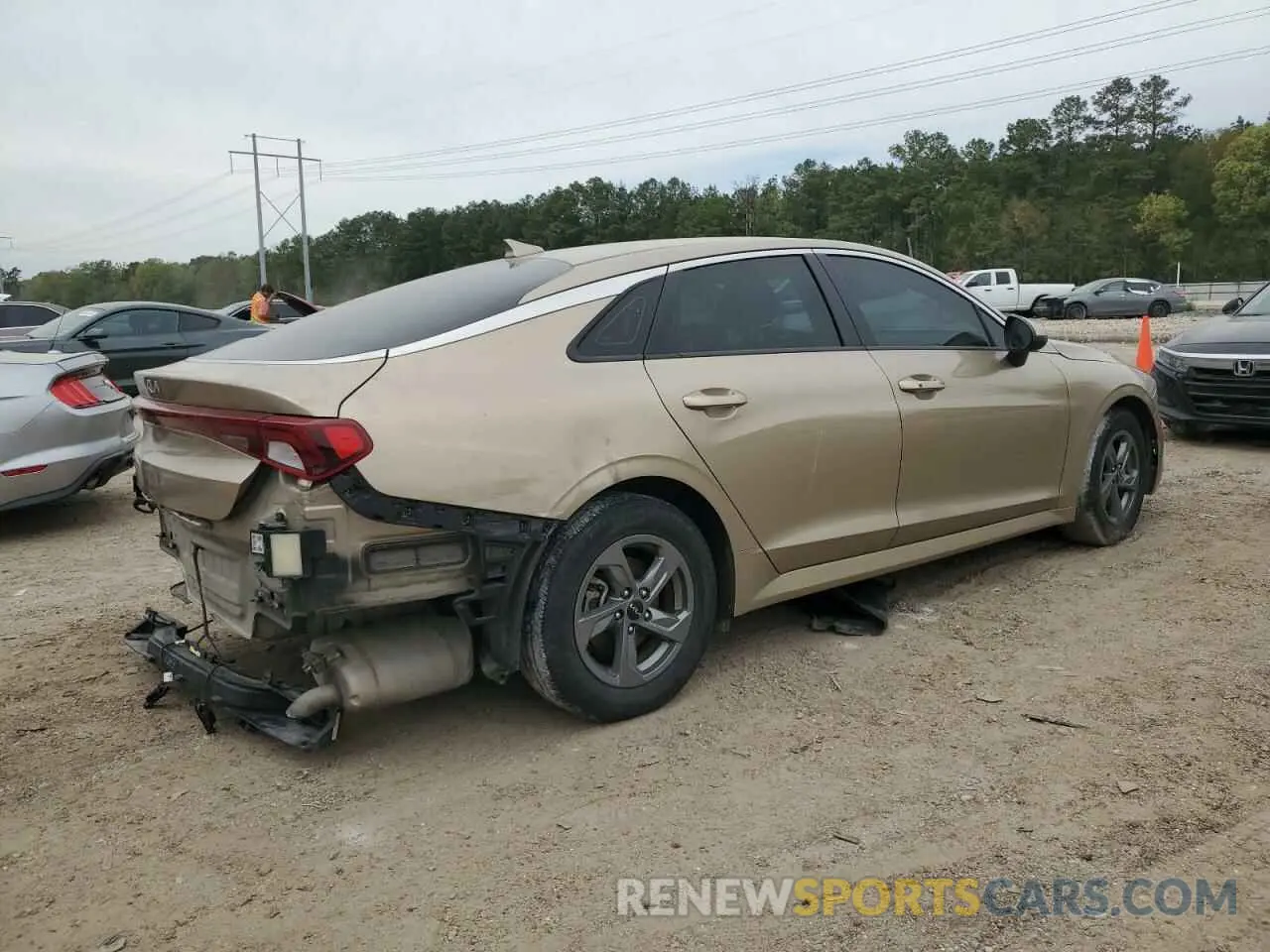 3 Photograph of a damaged car 5XXG14J23NG100487 KIA K5 2022