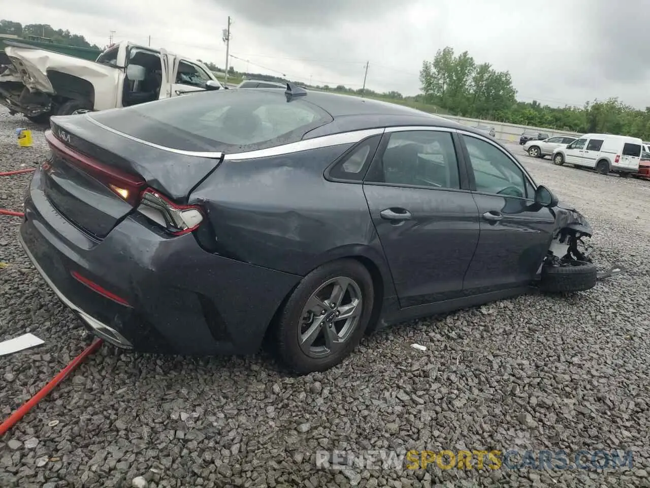 3 Photograph of a damaged car 5XXG14J24NG144465 KIA K5 2022