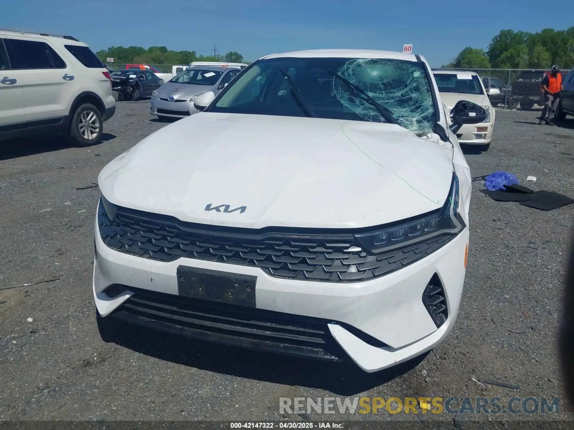 12 Photograph of a damaged car 5XXG14J26NG128378 KIA K5 2022