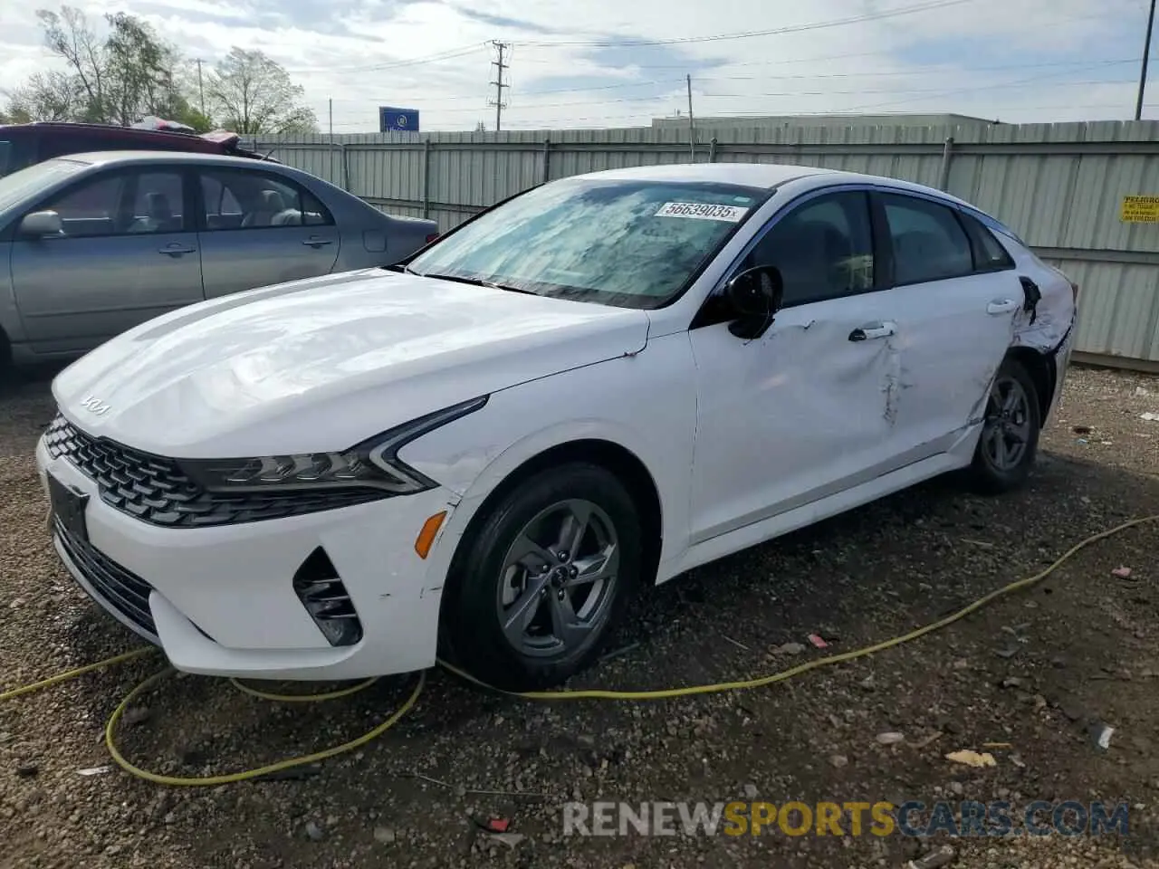 1 Photograph of a damaged car 5XXG14J2XNG141568 KIA K5 2022