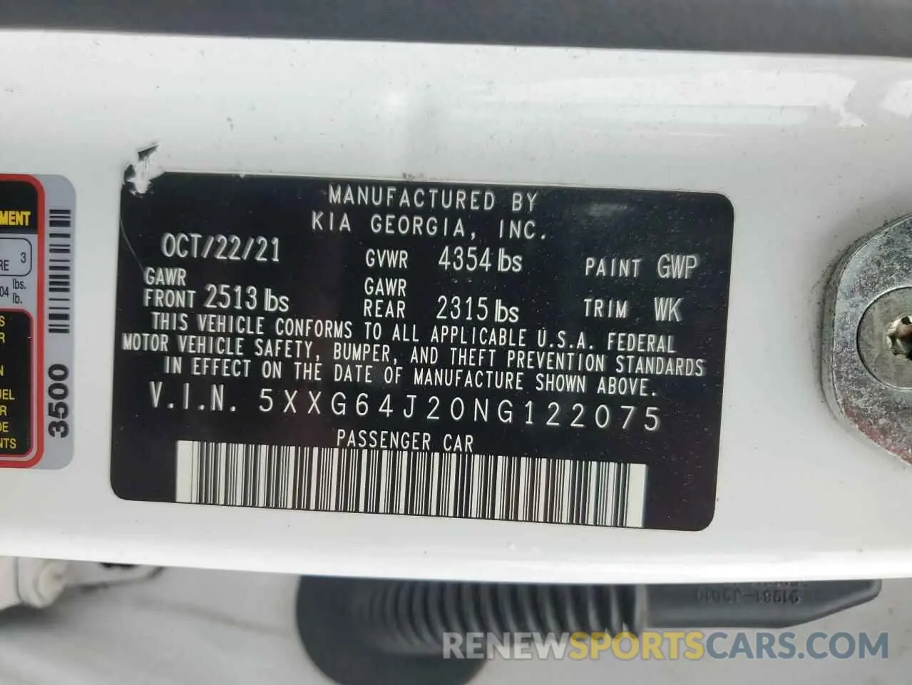 13 Фотография поврежденного автомобиля 5XXG64J20NG122075 KIA K5 2022
