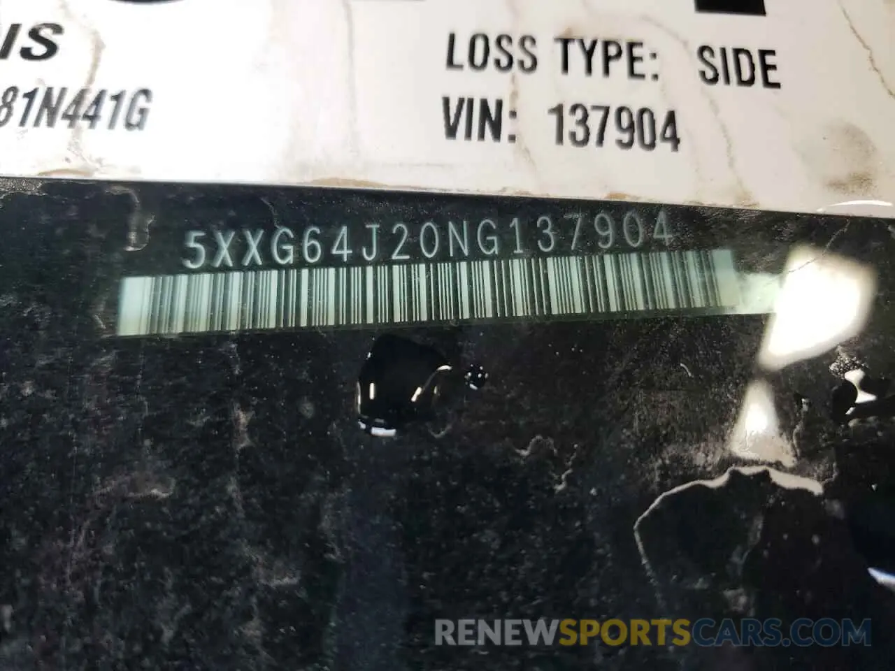 12 Photograph of a damaged car 5XXG64J20NG137904 KIA K5 2022