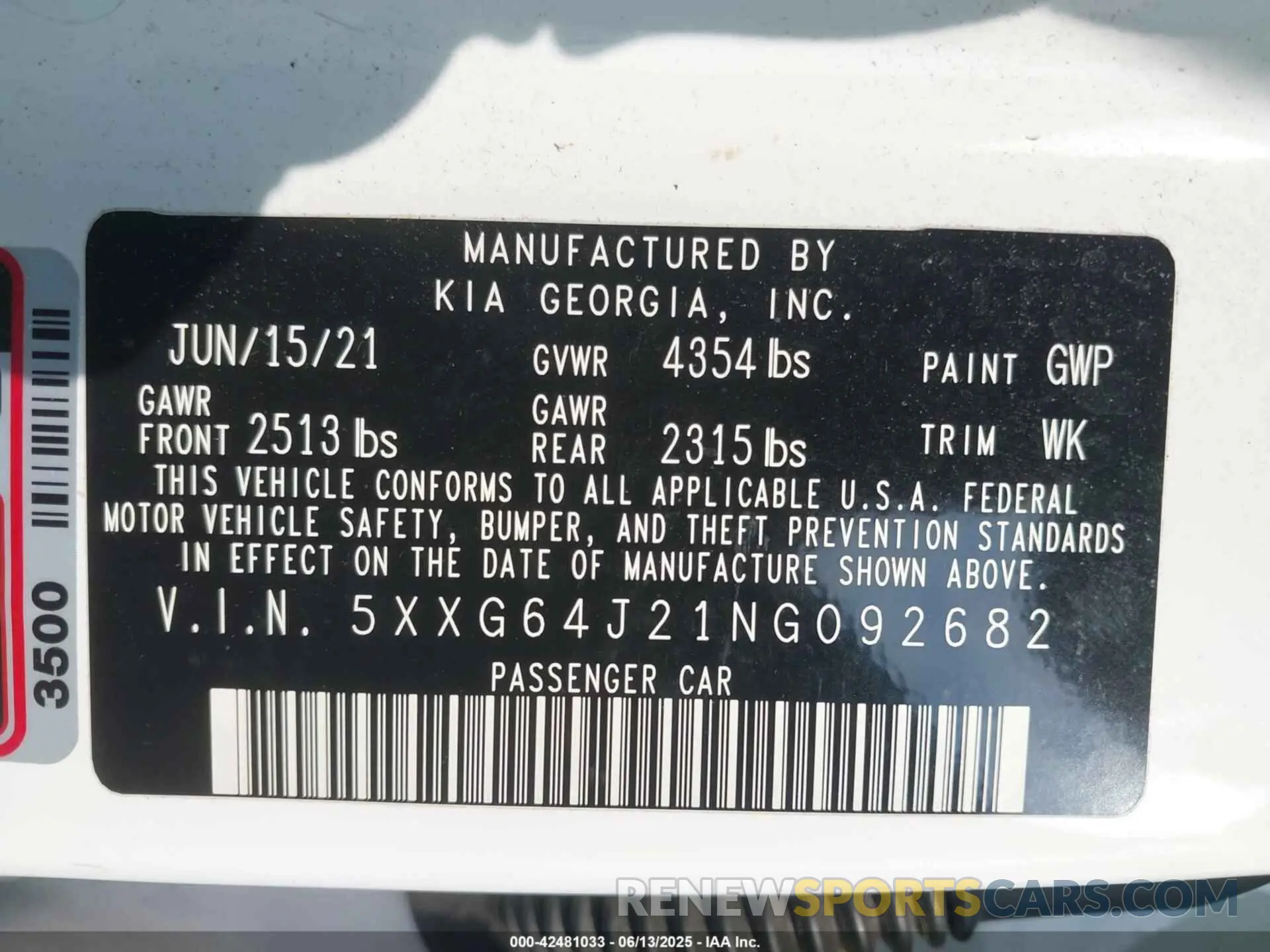 9 Фотография поврежденного автомобиля 5XXG64J21NG092682 KIA K5 2022