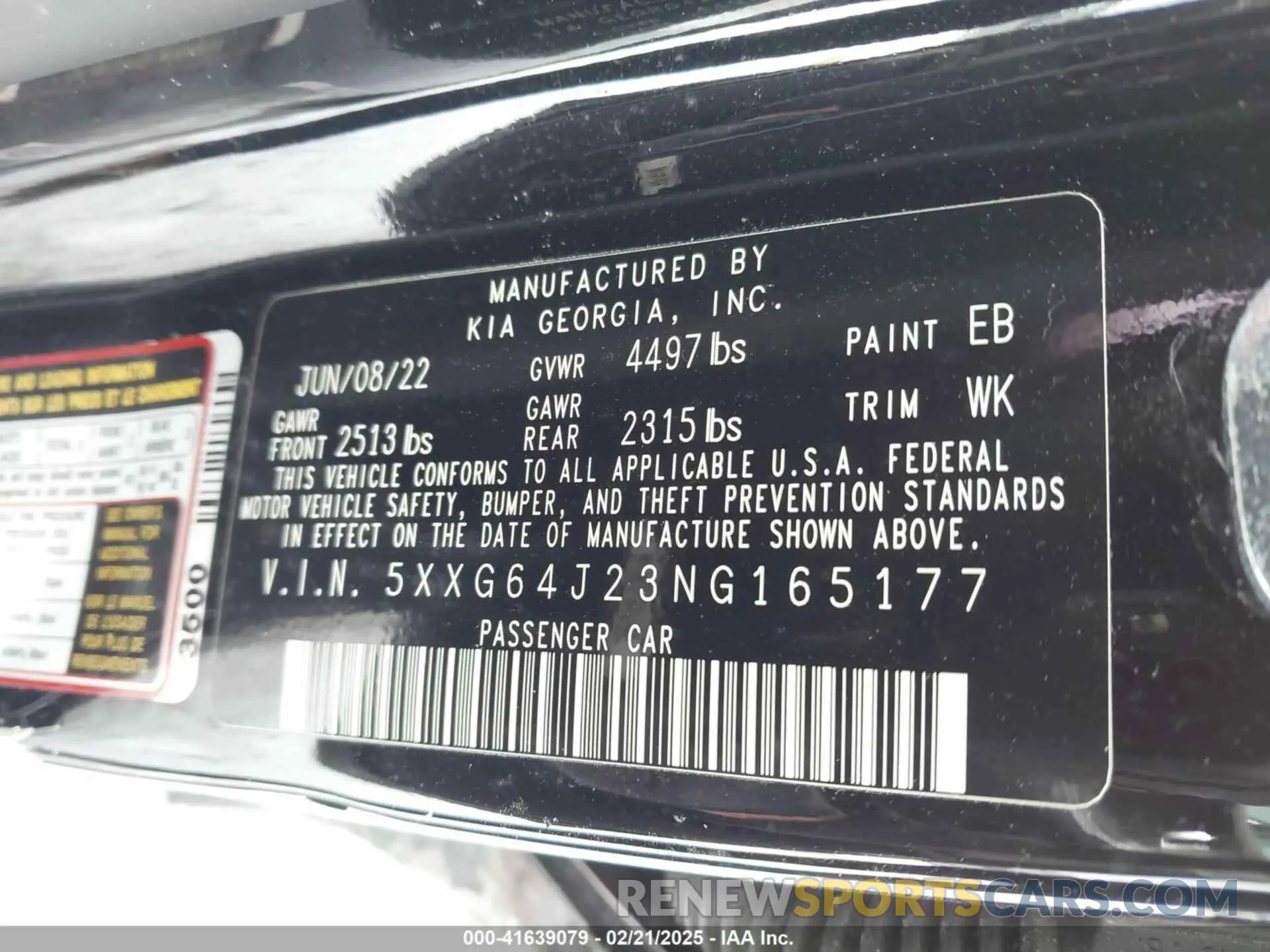 9 Фотография поврежденного автомобиля 5XXG64J23NG165177 KIA K5 2022