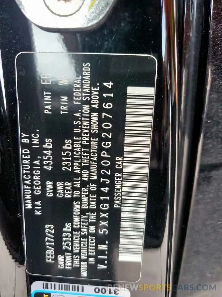 14 Фотография поврежденного автомобиля 5XXG14J20PG207614 KIA K5 2023
