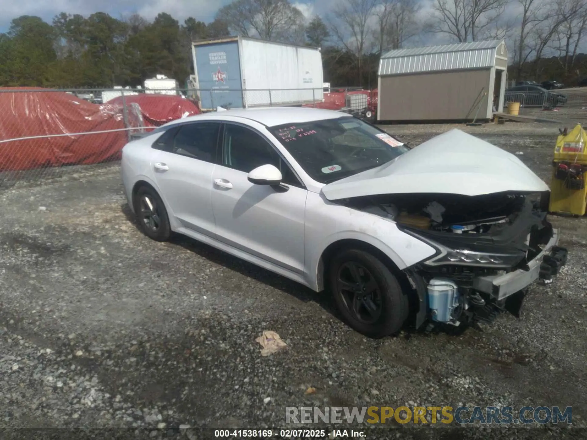 1 Photograph of a damaged car 5XXG14J28PG216299 KIA K5 2023