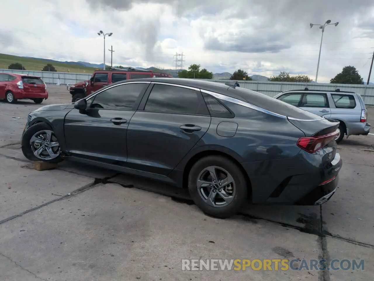 2 Photograph of a damaged car 5XXG14J29PG202606 KIA K5 2023