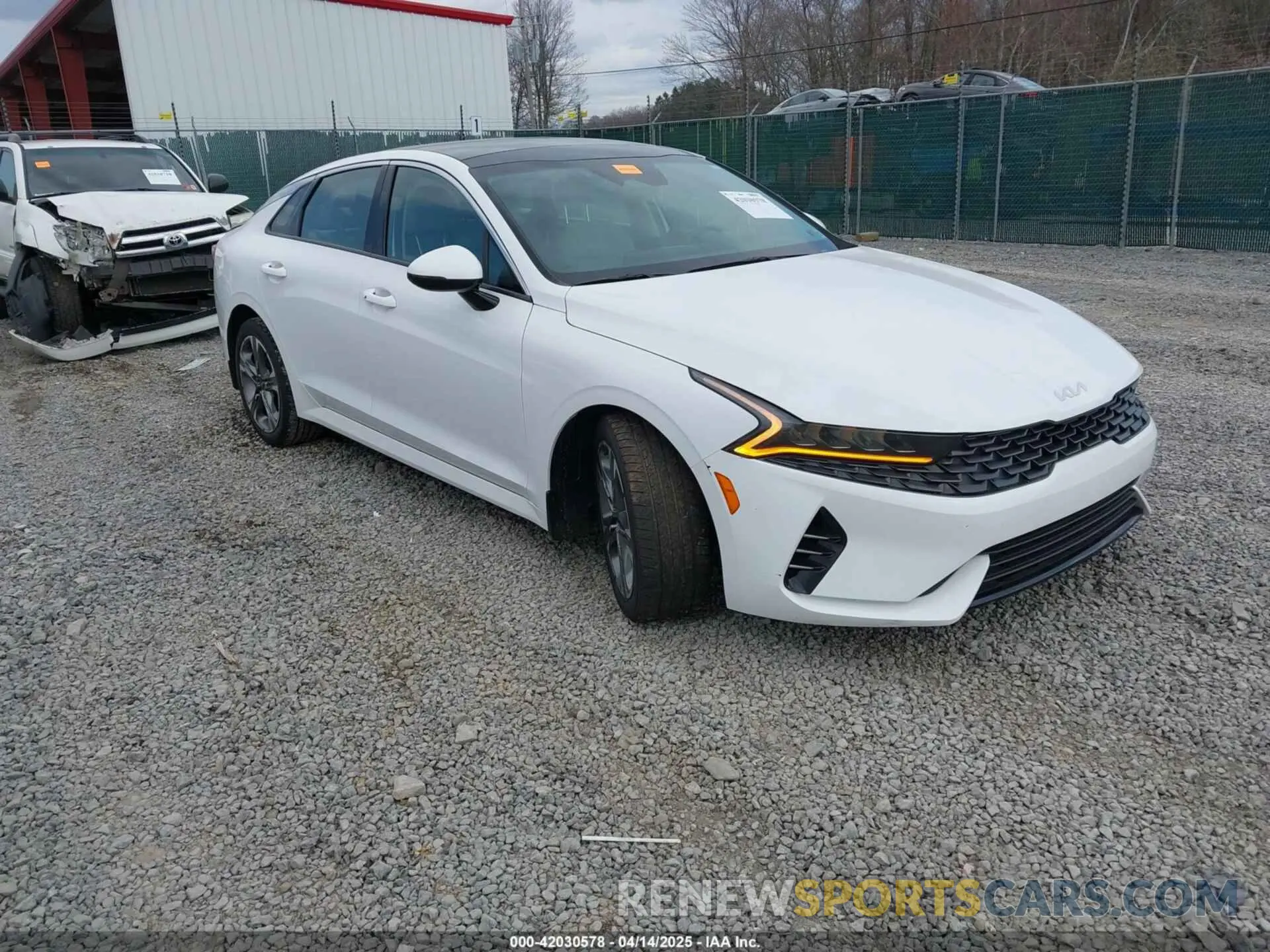 1 Photograph of a damaged car 5XXG34J22PG201579 KIA K5 2023