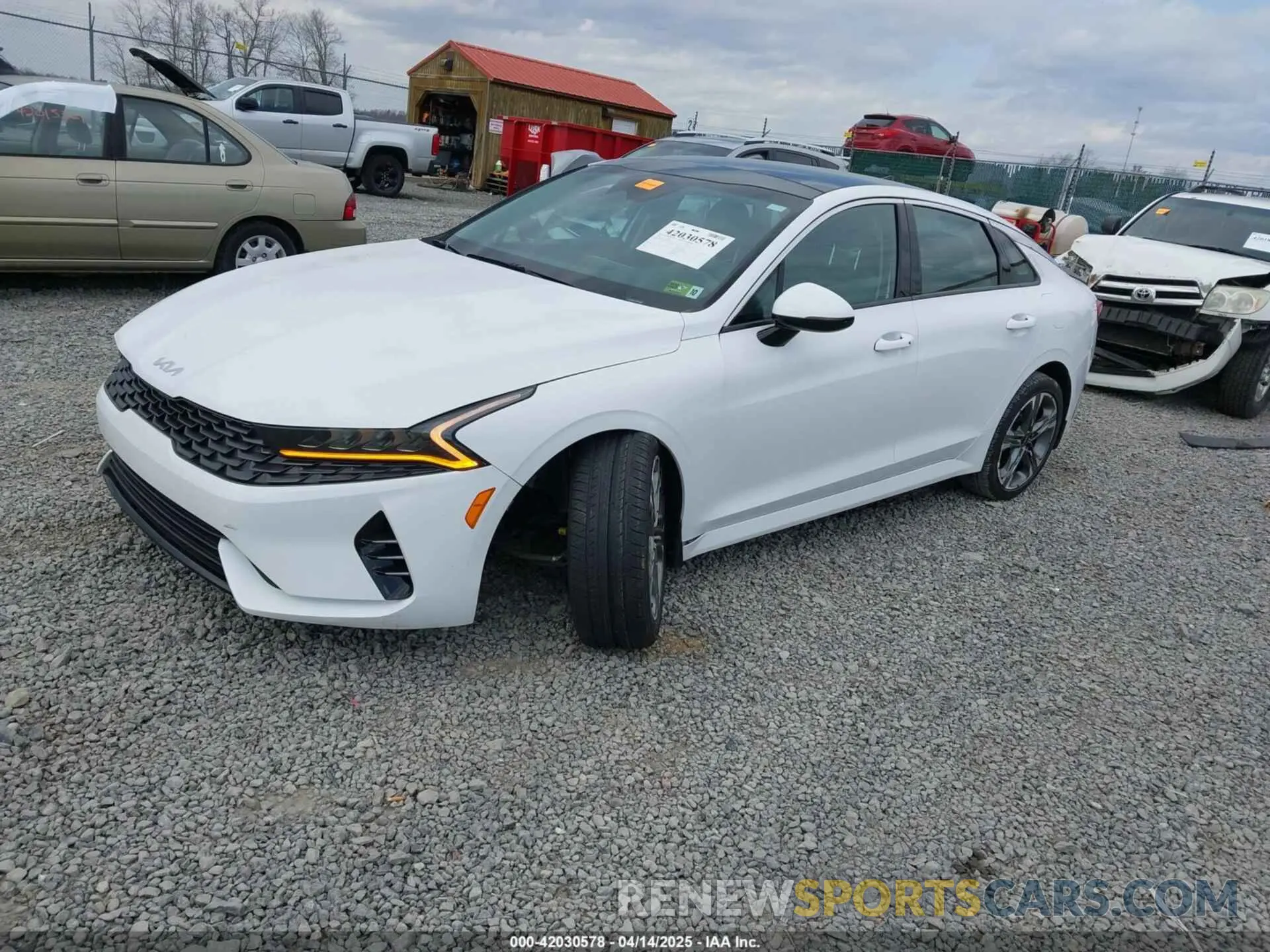2 Photograph of a damaged car 5XXG34J22PG201579 KIA K5 2023