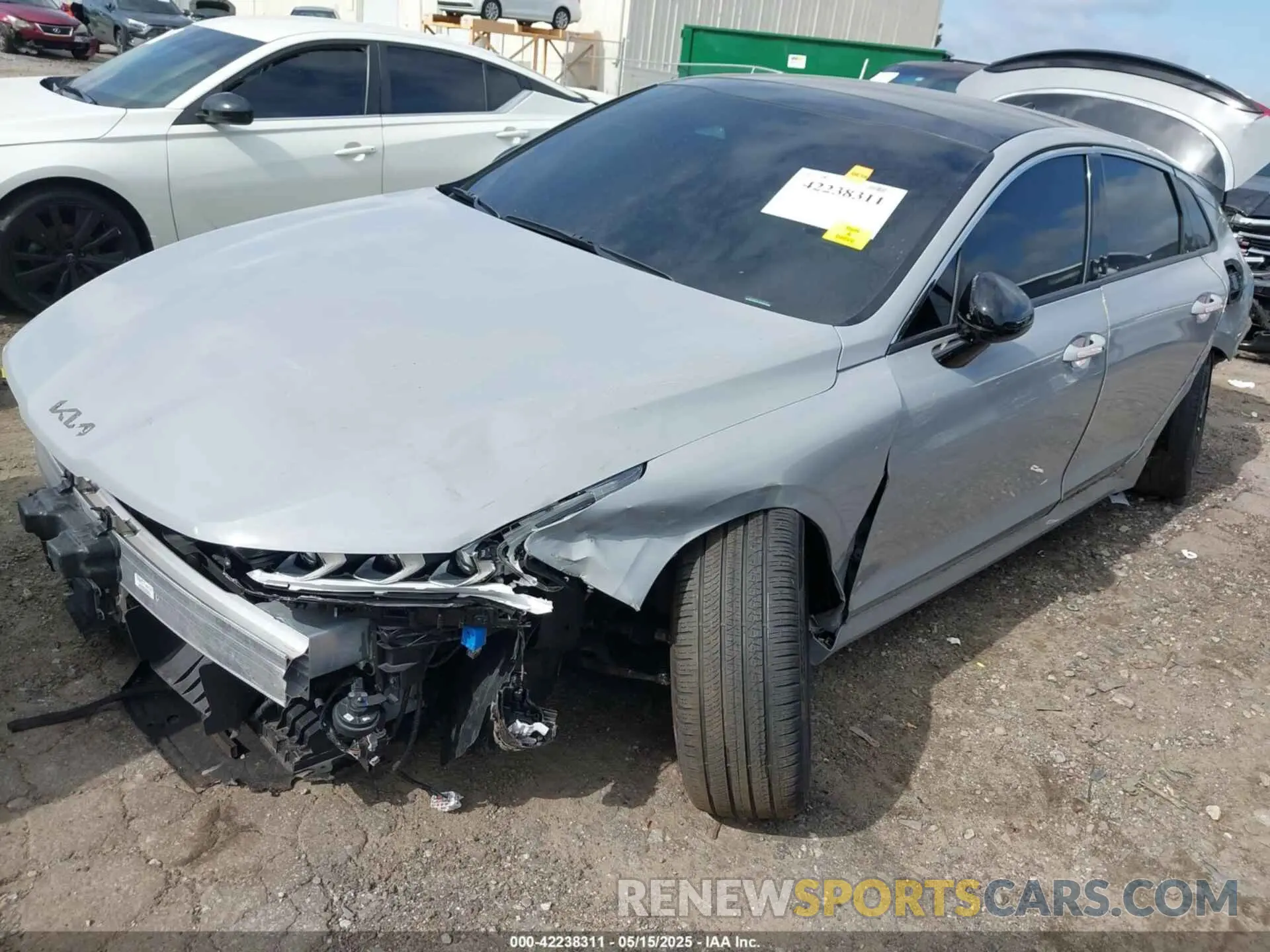 2 Photograph of a damaged car 5XXG44J87PG185705 KIA K5 2023
