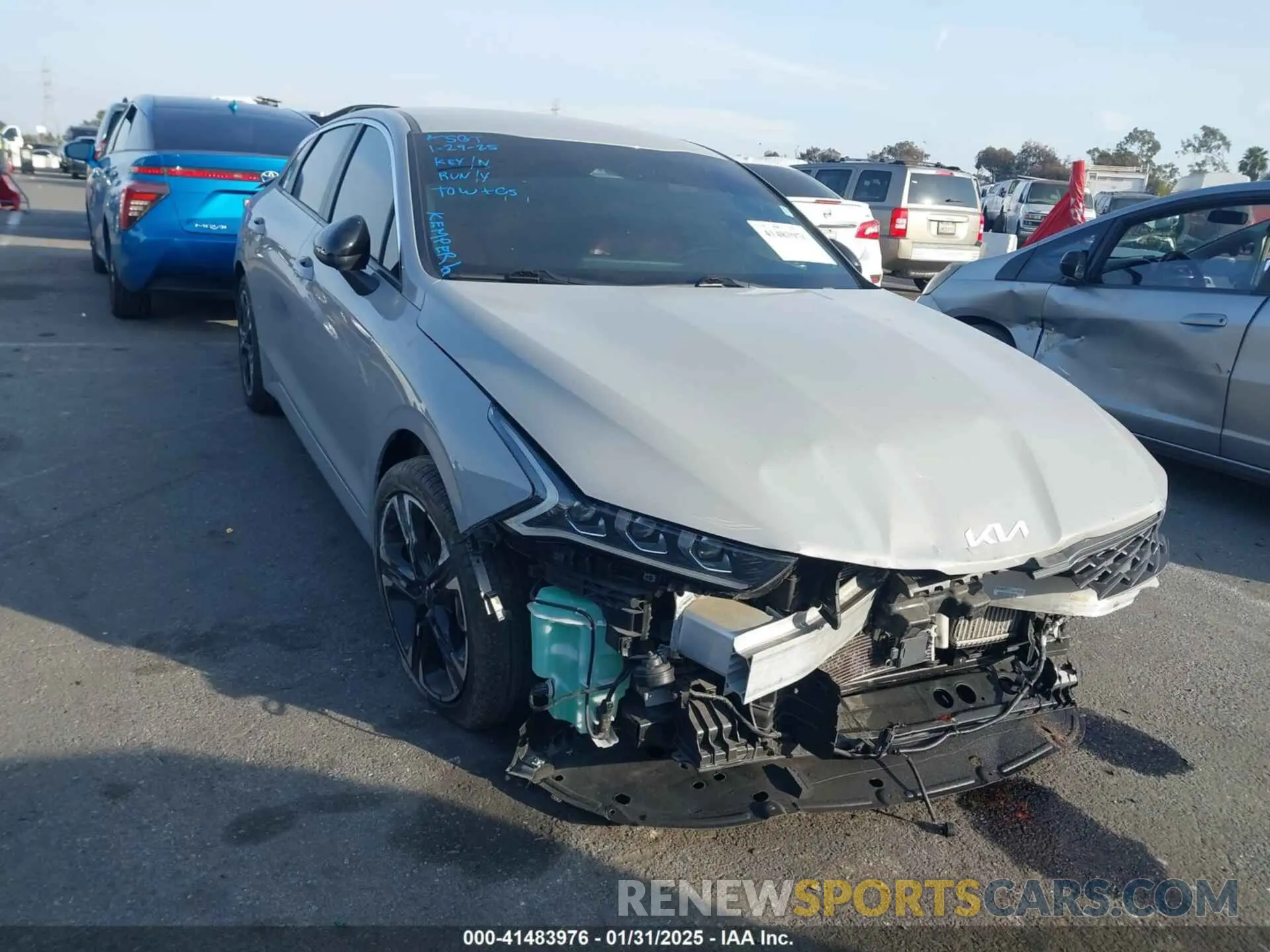 1 Photograph of a damaged car 5XXG64J21PG171885 KIA K5 2023