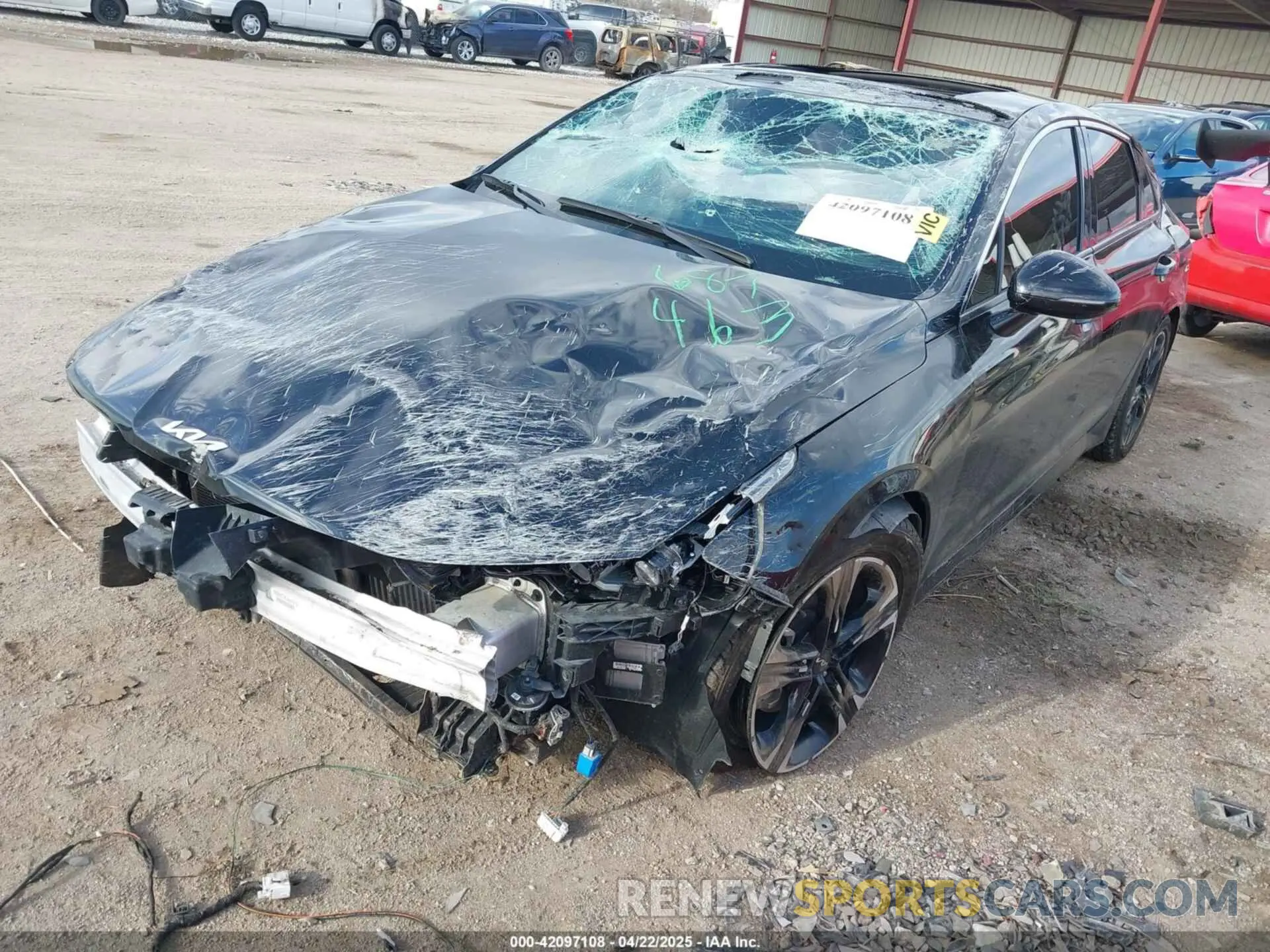 2 Photograph of a damaged car 5XXG64J25PG205939 KIA K5 2023