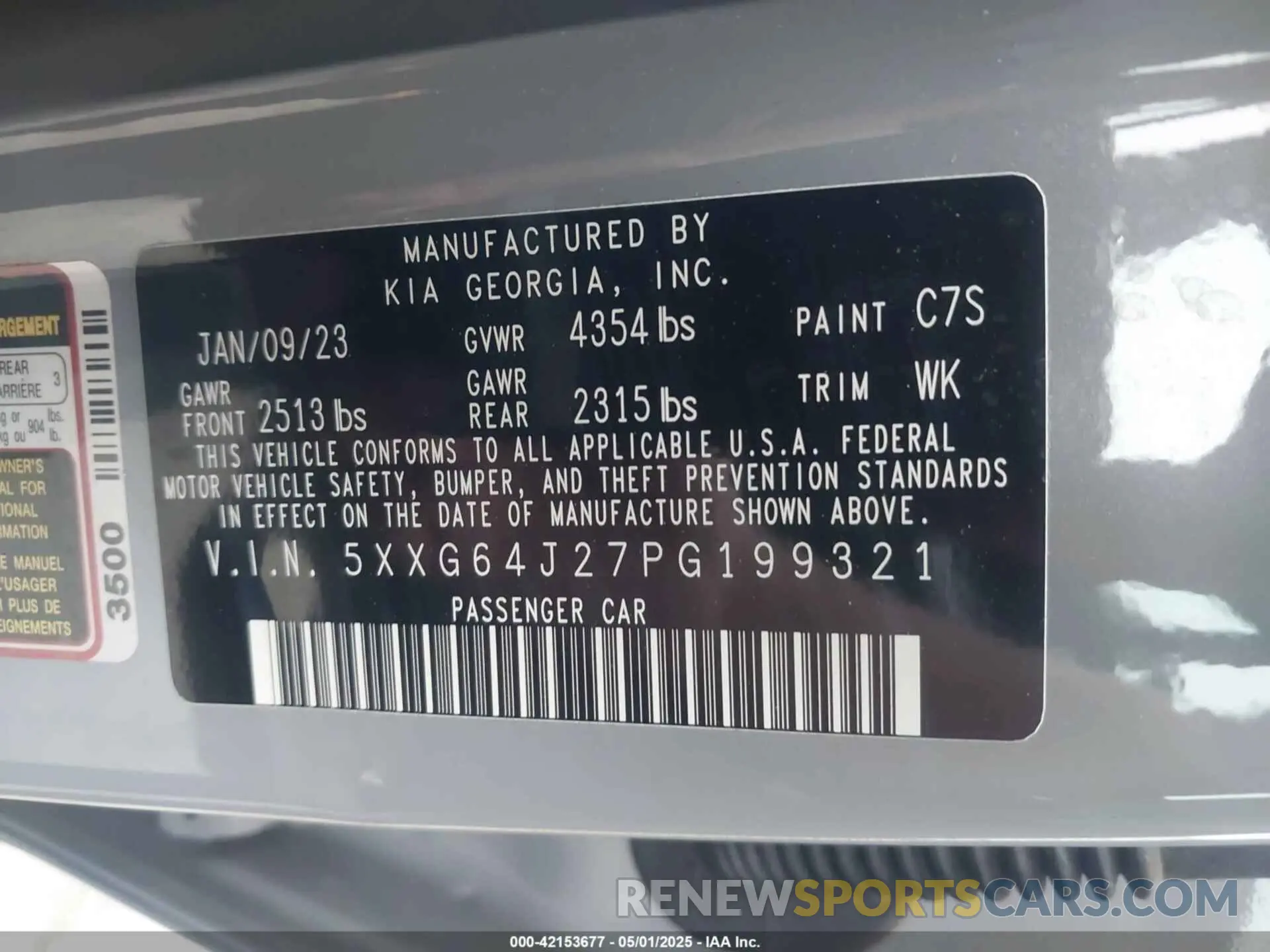 9 Фотография поврежденного автомобиля 5XXG64J27PG199321 KIA K5 2023