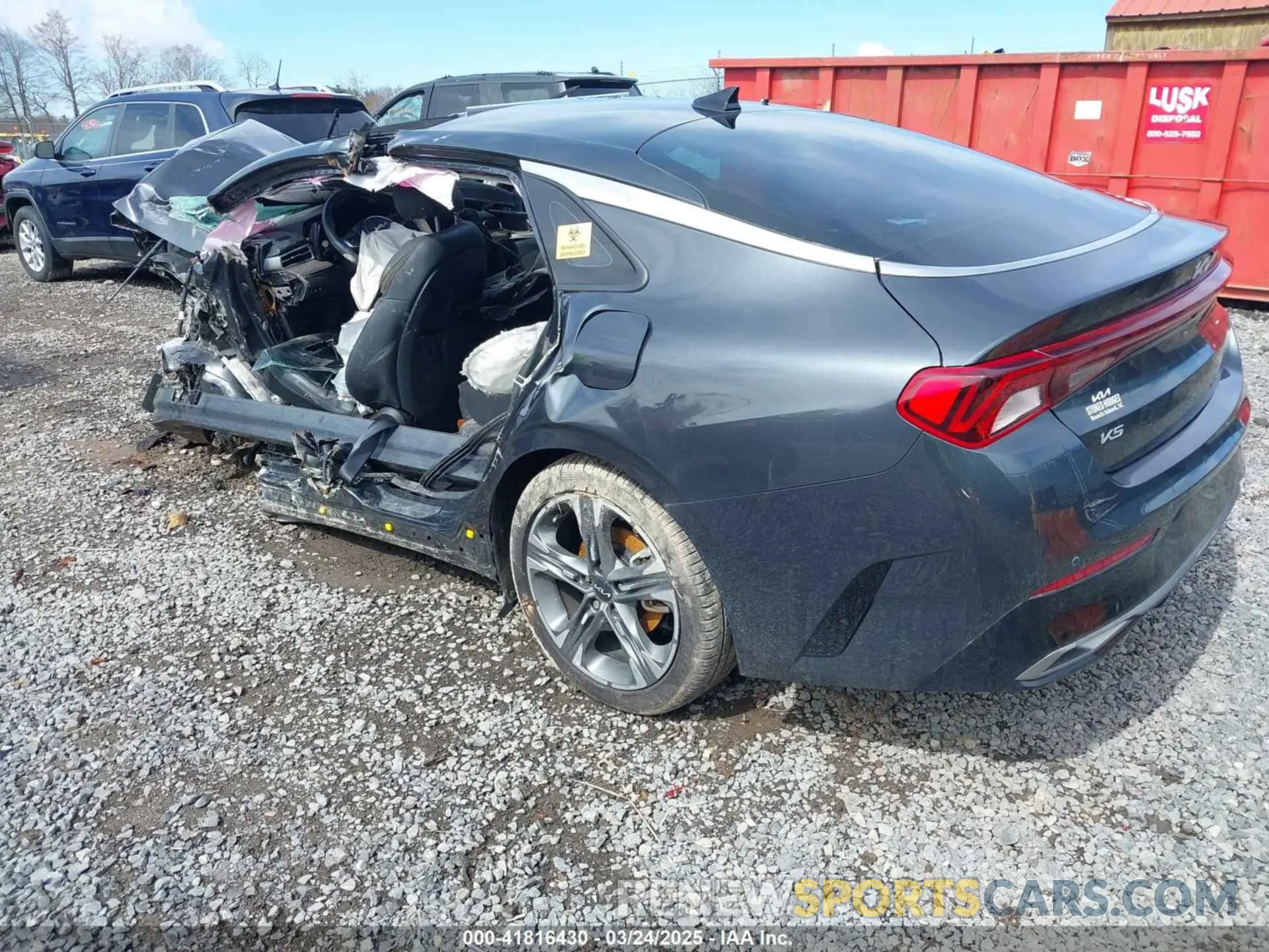 3 Photograph of a damaged car 5XXG34J25RG259978 KIA K5 2024