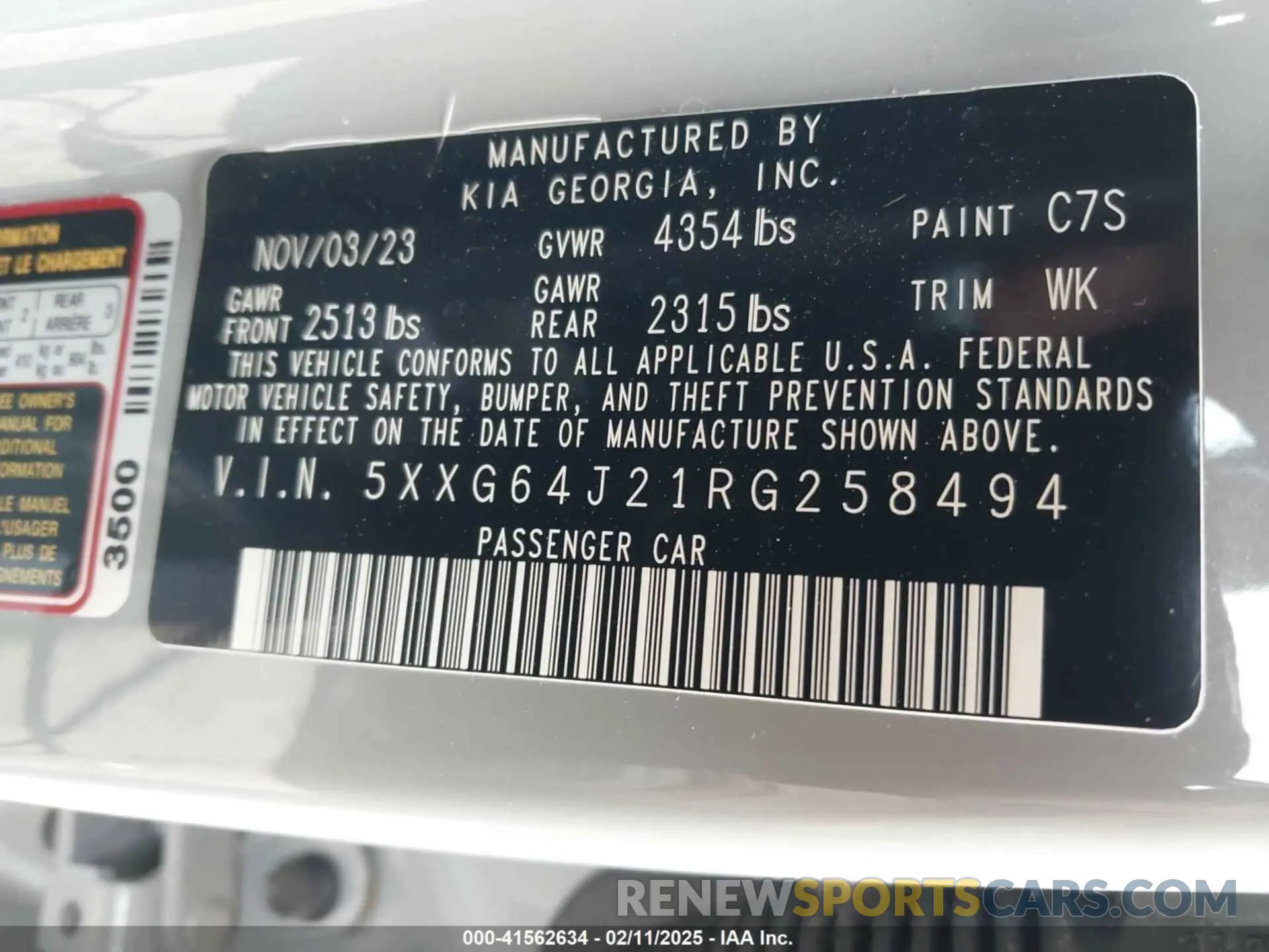 9 Фотография поврежденного автомобиля 5XXG64J21RG258494 KIA K5 2024