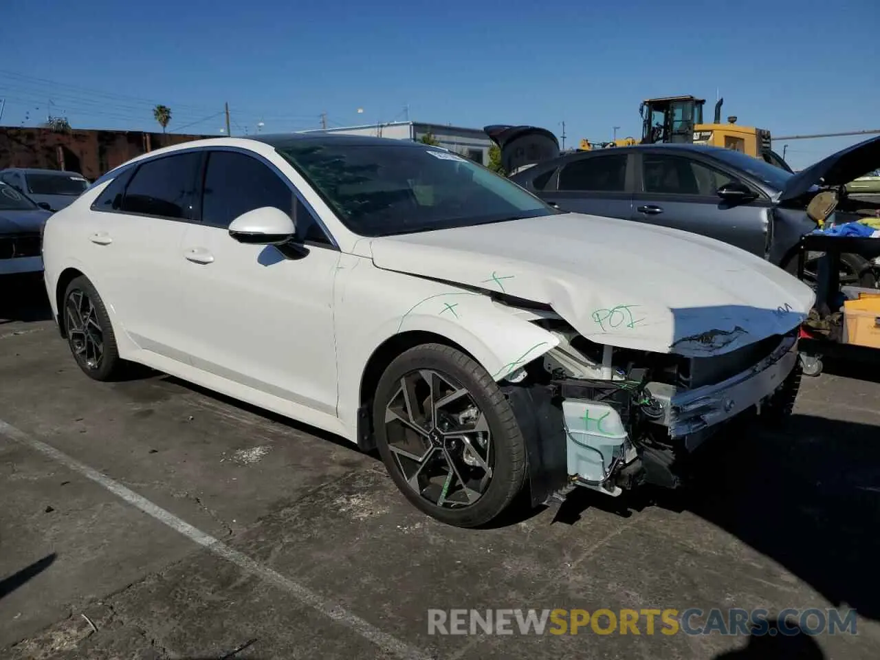 4 Photograph of a damaged car KNAG34J74S5299567 KIA K5 2025