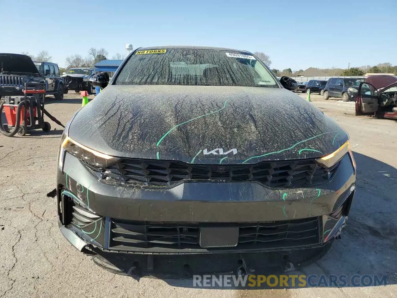 5 Photograph of a damaged car KNAG34J76S5285055 KIA K5 2025