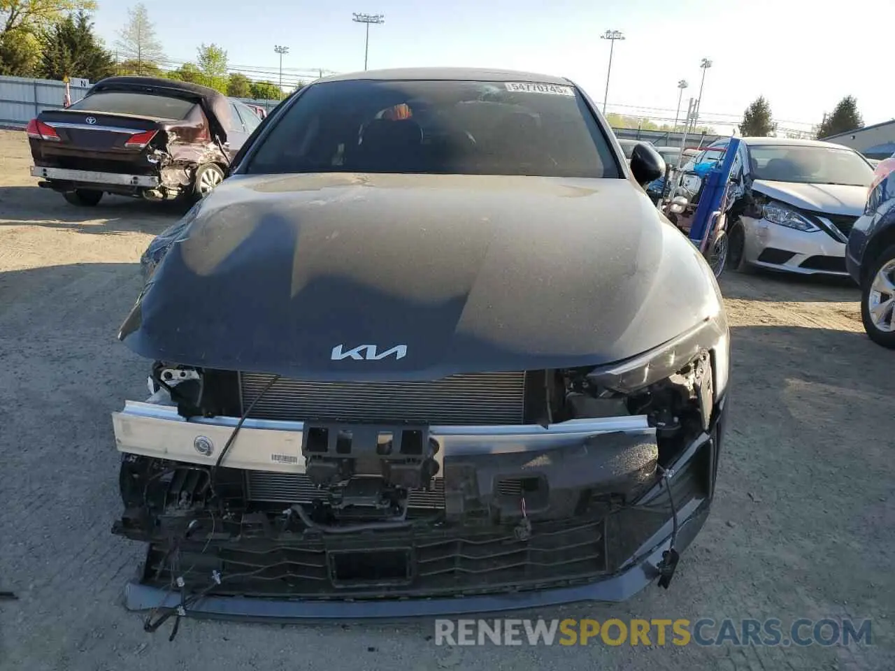5 Photograph of a damaged car KNAG34J76S5356822 KIA K5 2025
