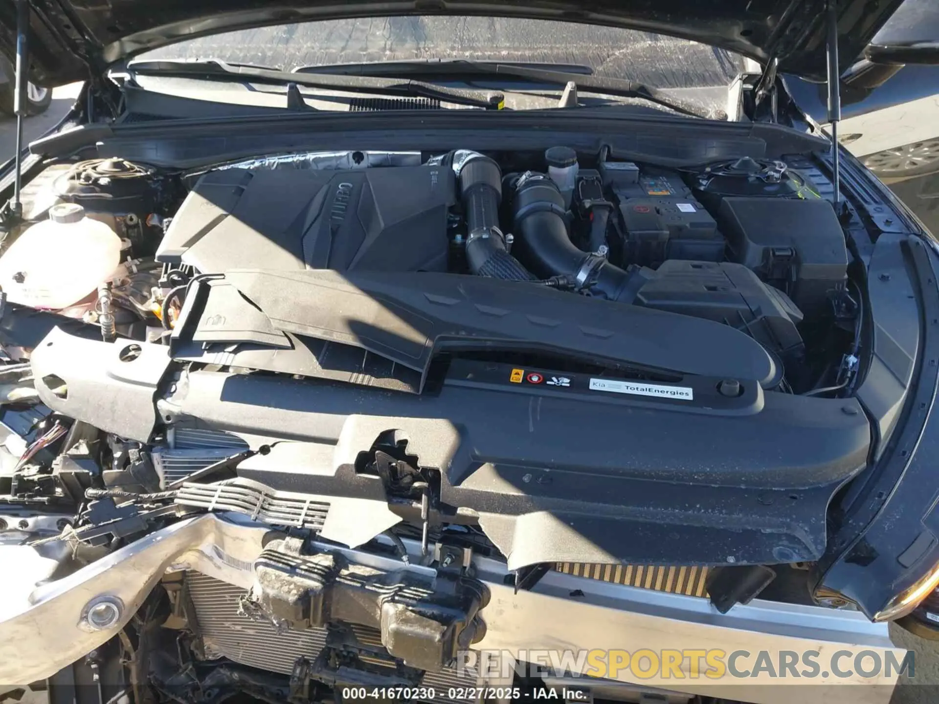 10 Photograph of a damaged car KNAG44J81S5340226 KIA K5 2025