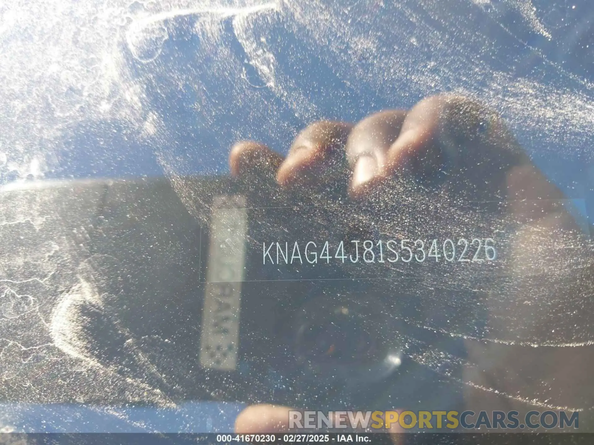 9 Photograph of a damaged car KNAG44J81S5340226 KIA K5 2025