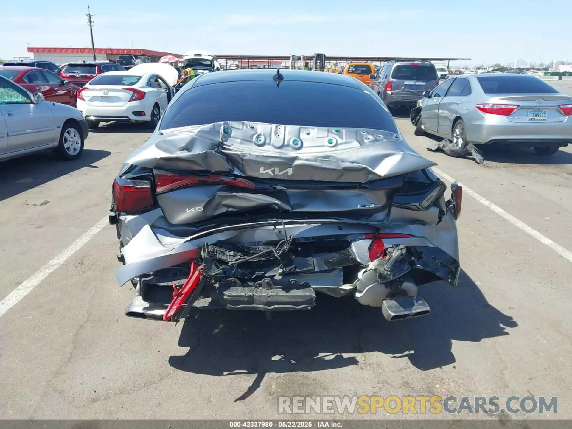 16 Photograph of a damaged car KNAG44J82S5283857 KIA K5 2025