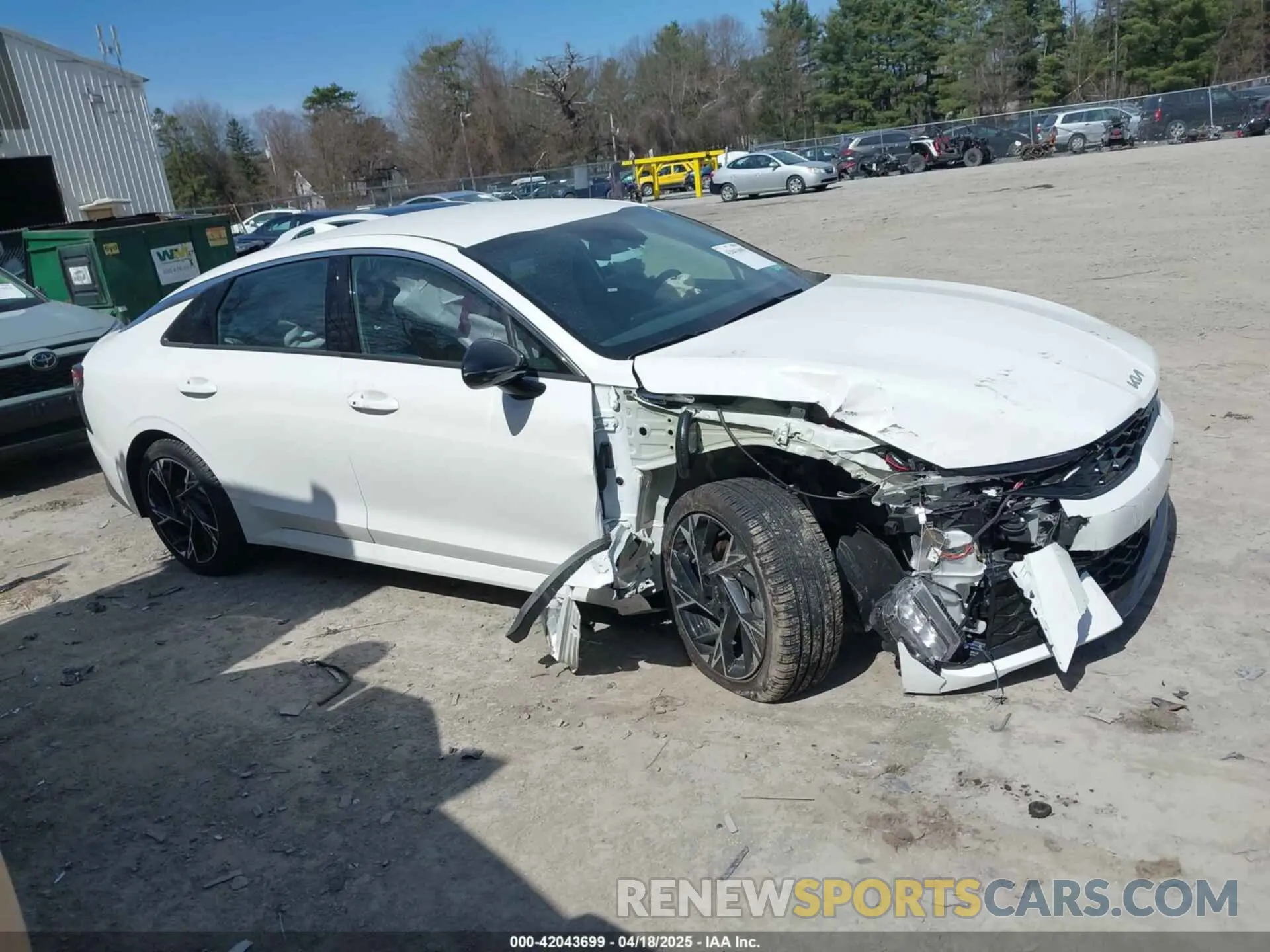 13 Photograph of a damaged car KNAG64J70S5314265 KIA K5 2025