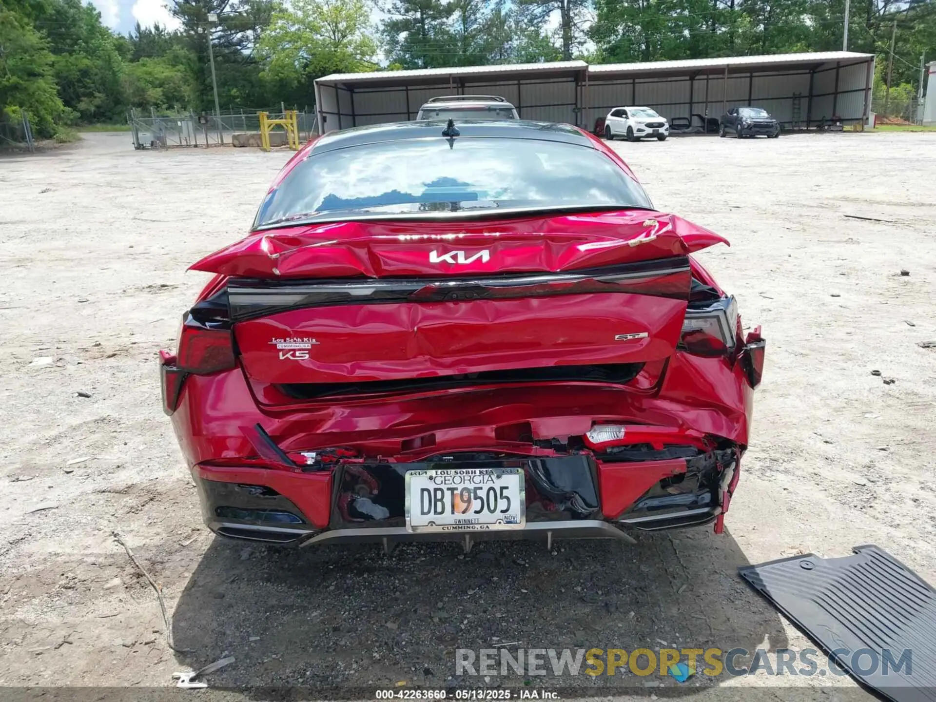 16 Photograph of a damaged car KNAG64J71S5298738 KIA K5 2025