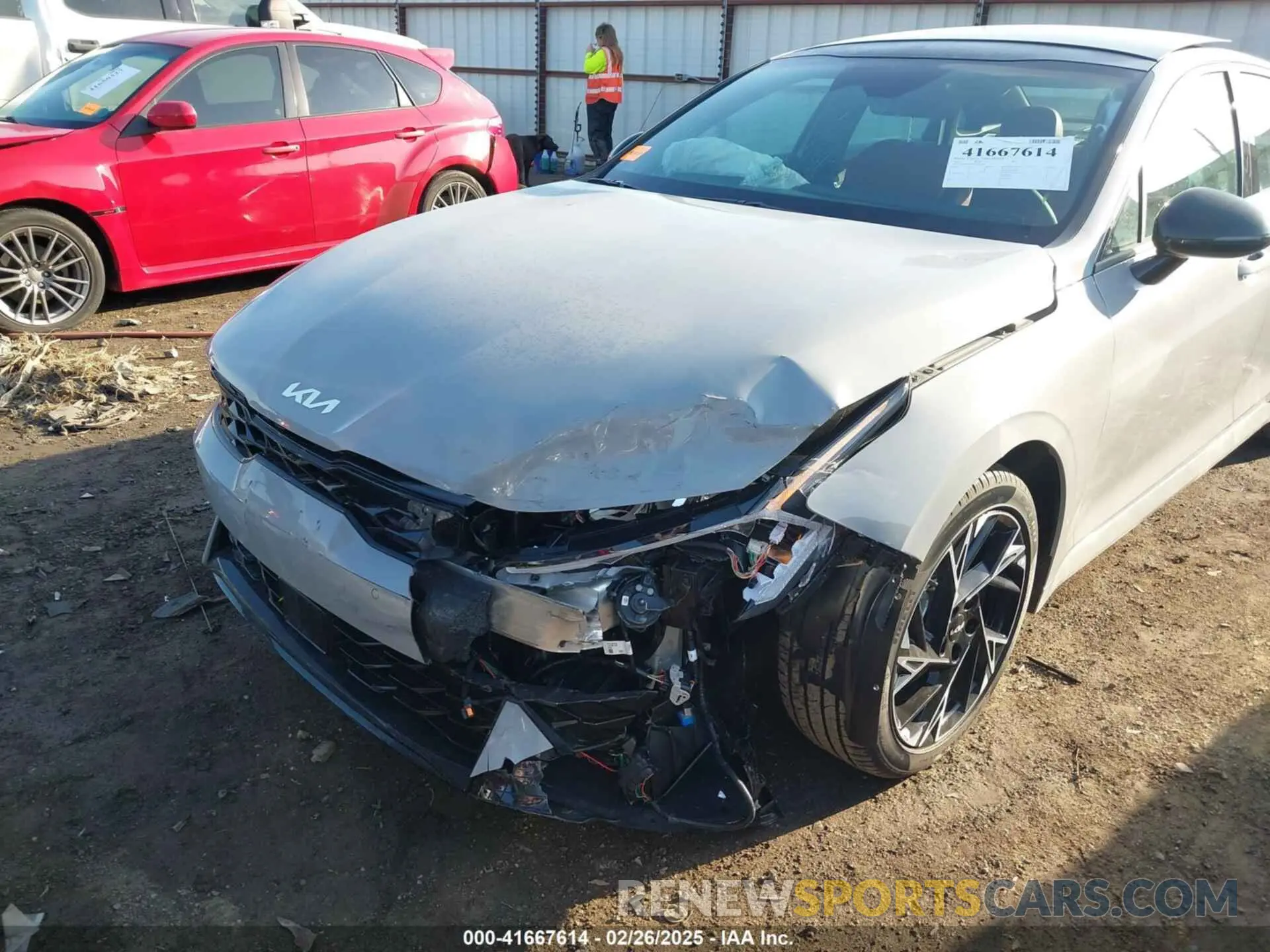 6 Photograph of a damaged car KNAG64J72S5334971 KIA K5 2025