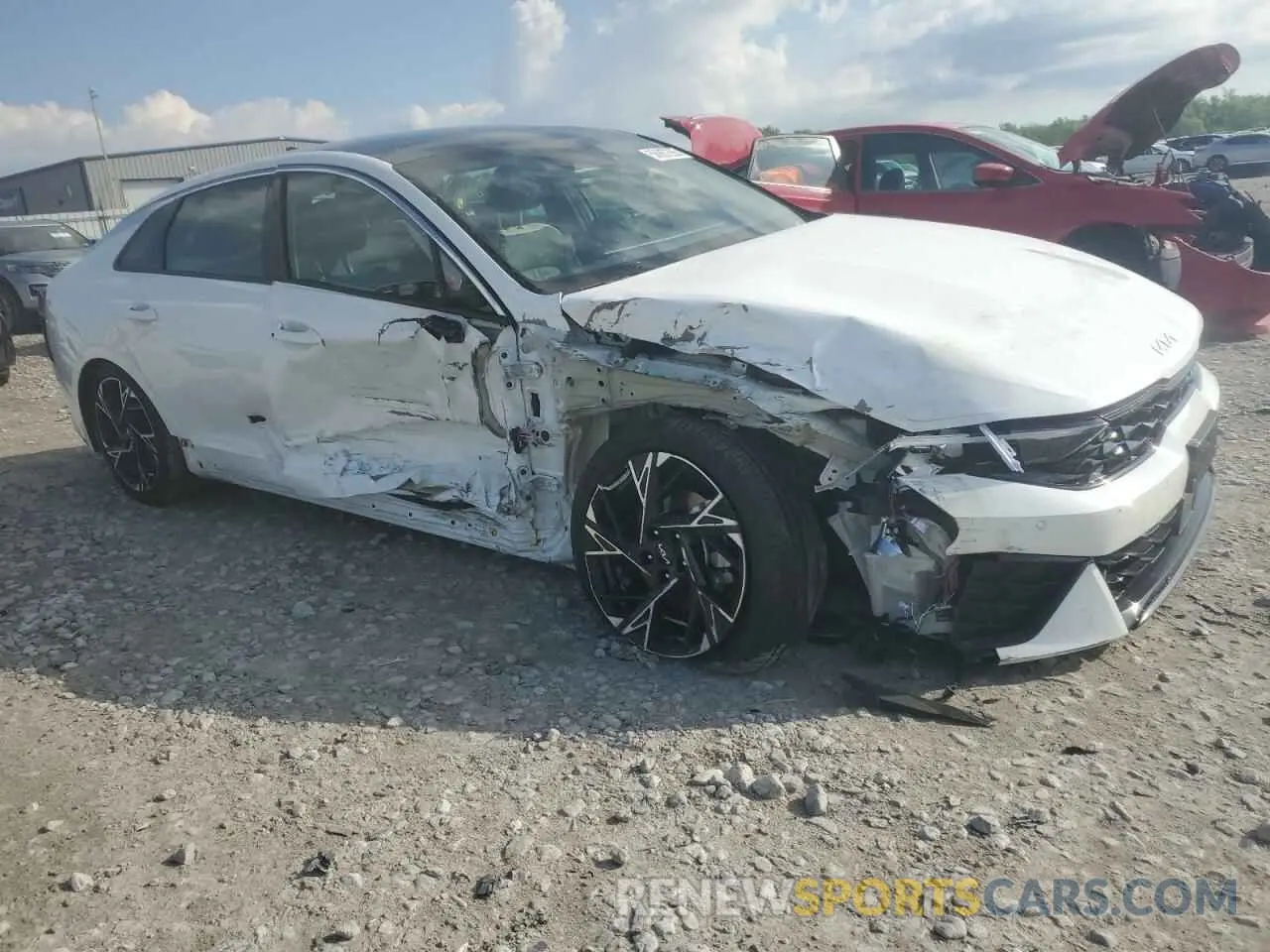 4 Photograph of a damaged car KNAG64J73S5304068 KIA K5 2025