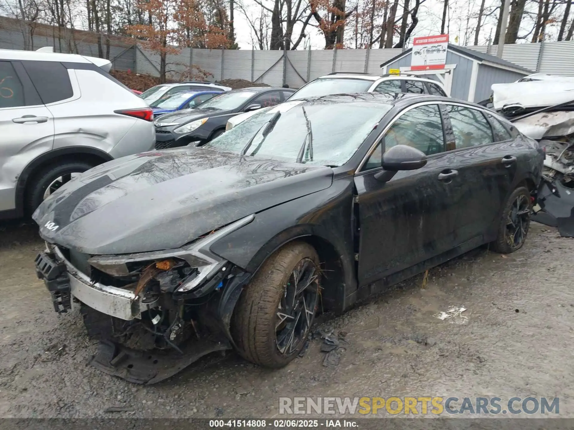 2 Photograph of a damaged car KNAG64J77S5326445 KIA K5 2025