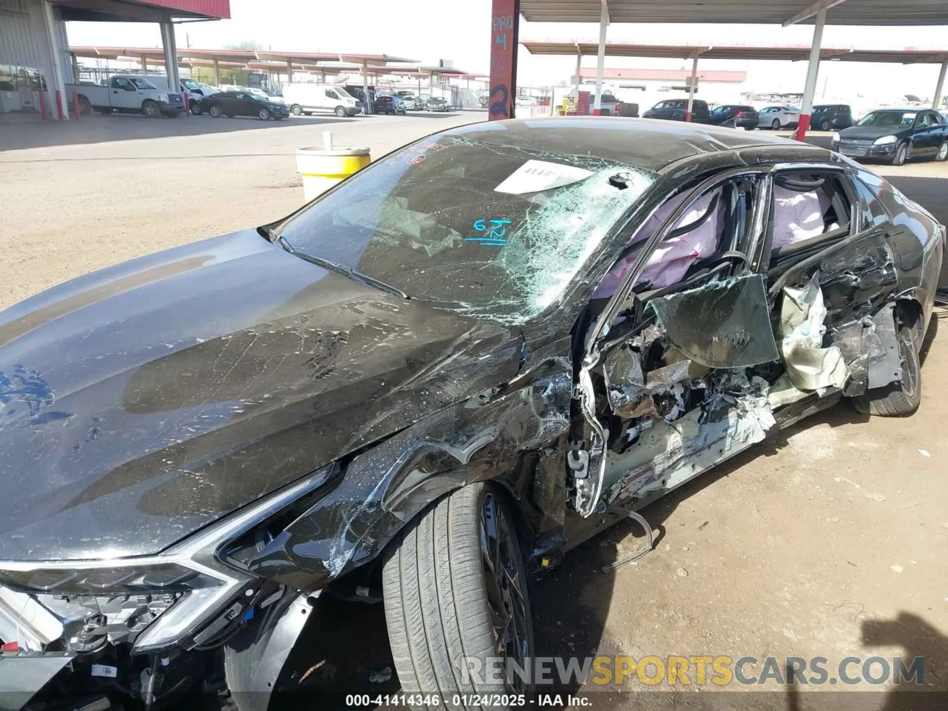 6 Photograph of a damaged car KNAG64J78S5270130 KIA K5 2025