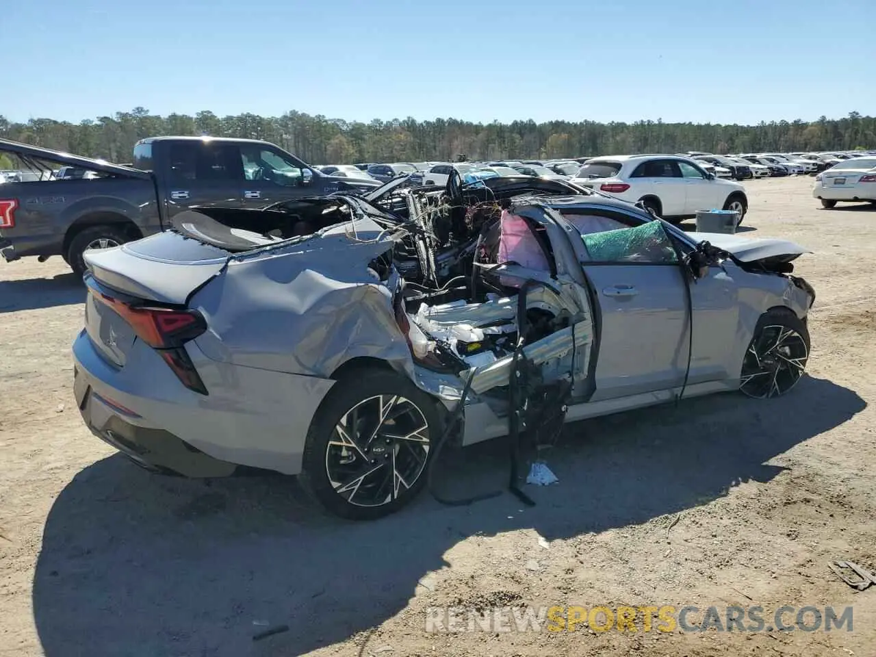 3 Photograph of a damaged car KNAG64J78S5304129 KIA K5 2025