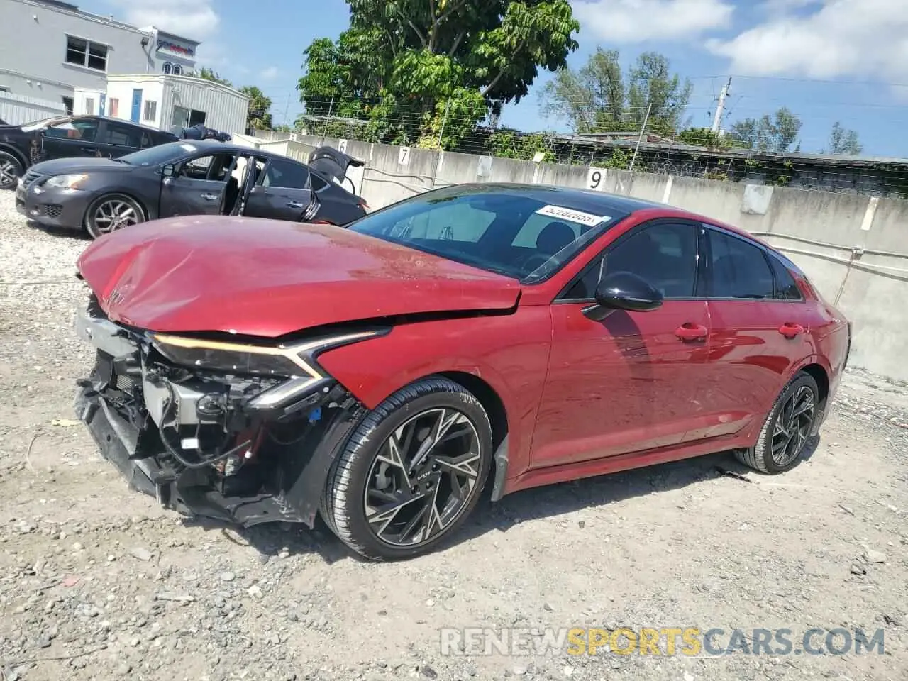 1 Photograph of a damaged car KNAG64J79S5281041 KIA K5 2025