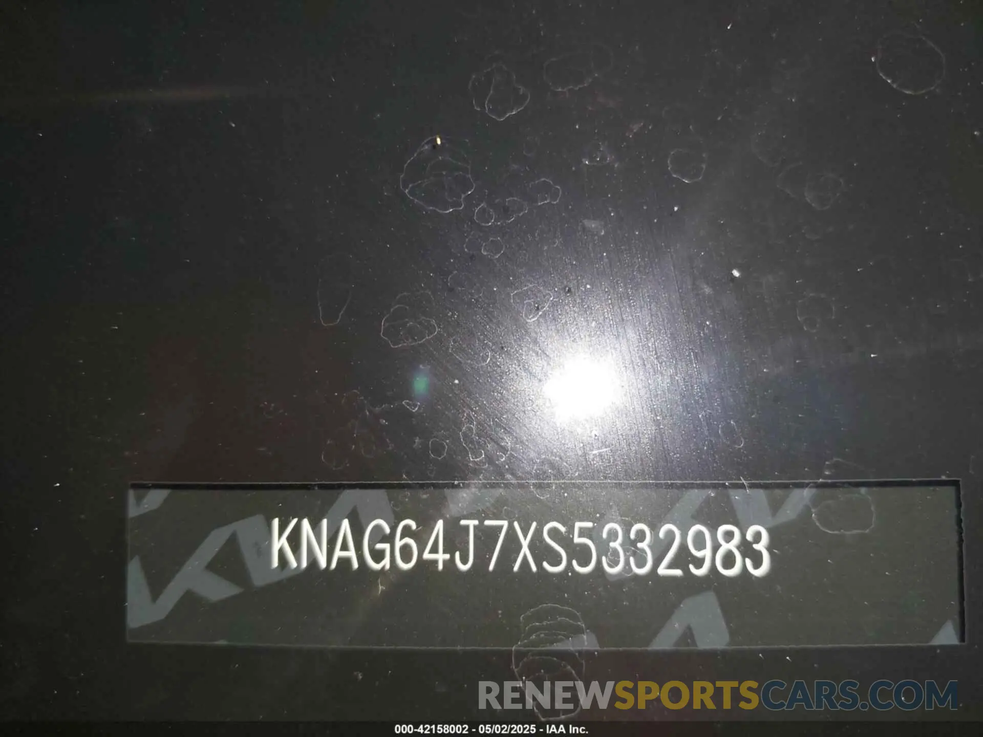 18 Photograph of a damaged car KNAG64J7XS5332983 KIA K5 2025