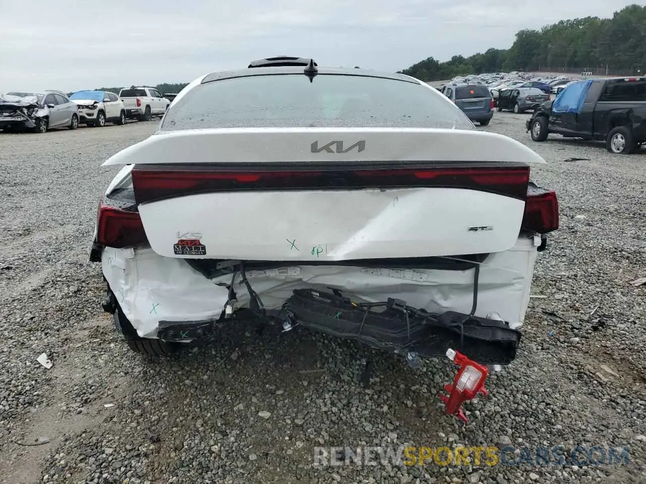6 Photograph of a damaged car KNAG64J7XS5367605 KIA K5 2025