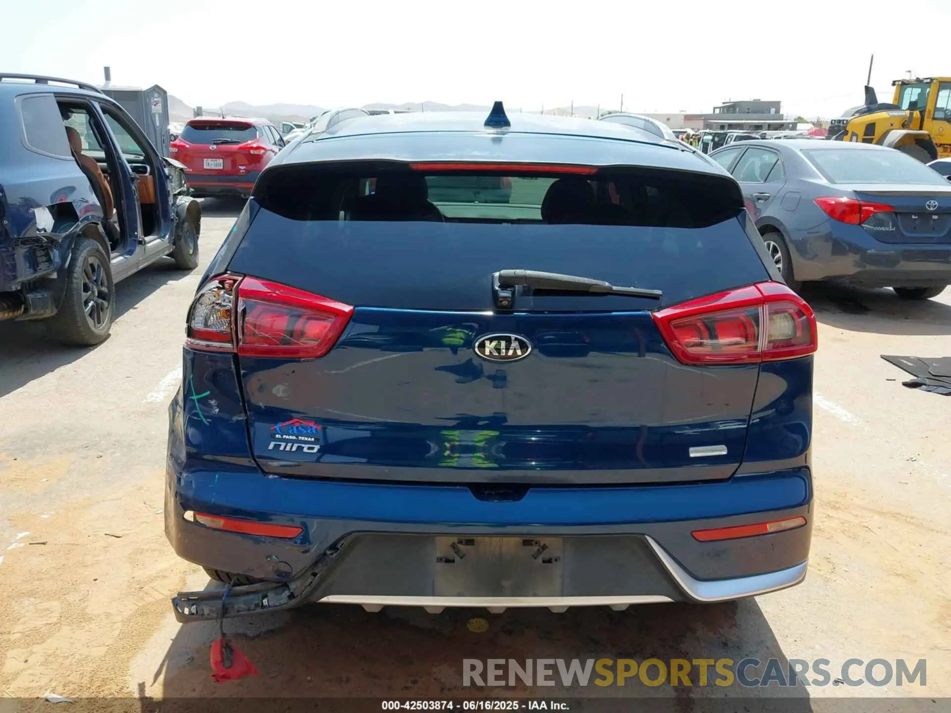 16 Фотография поврежденного автомобиля KNDCB3LC0K5276232 KIA NIRO 2019