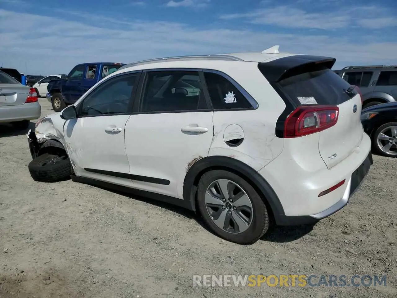 2 Фотография поврежденного автомобиля KNDCB3LC1K5266082 KIA NIRO 2019