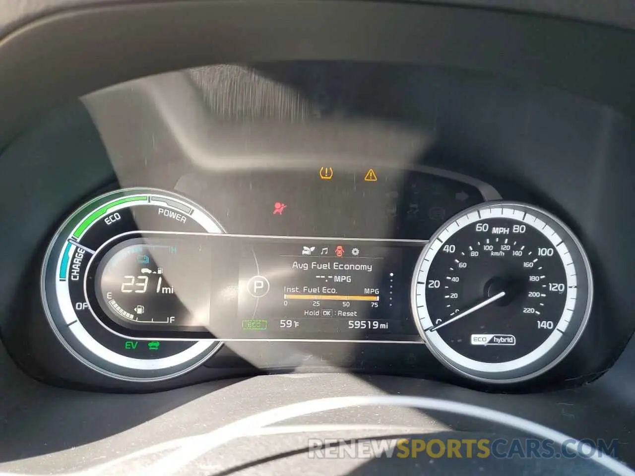 9 Photograph of a damaged car KNDCB3LC3K5240941 KIA NIRO 2019