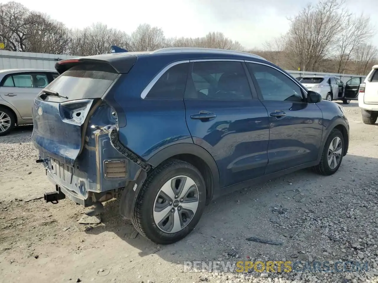 3 Фотография поврежденного автомобиля KNDCB3LC4K5223128 KIA NIRO 2019