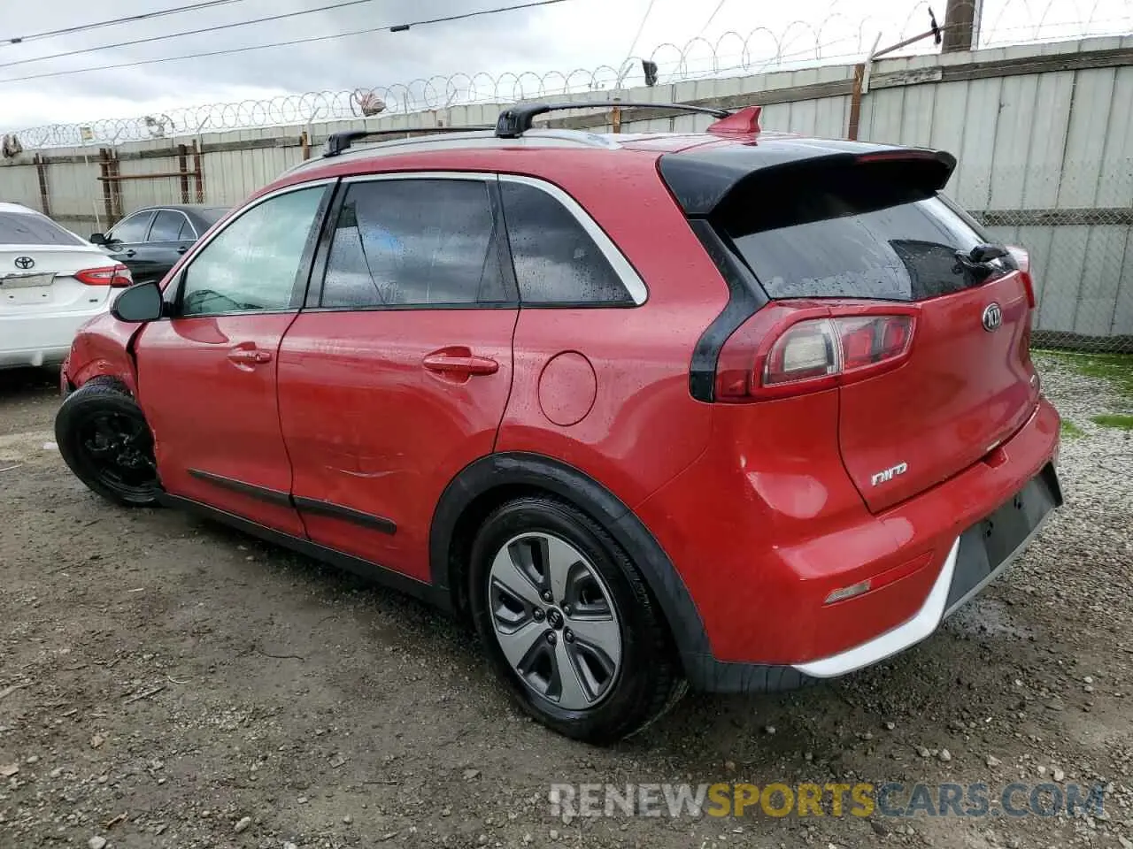 2 Photograph of a damaged car KNDCB3LC7K5243082 KIA NIRO 2019