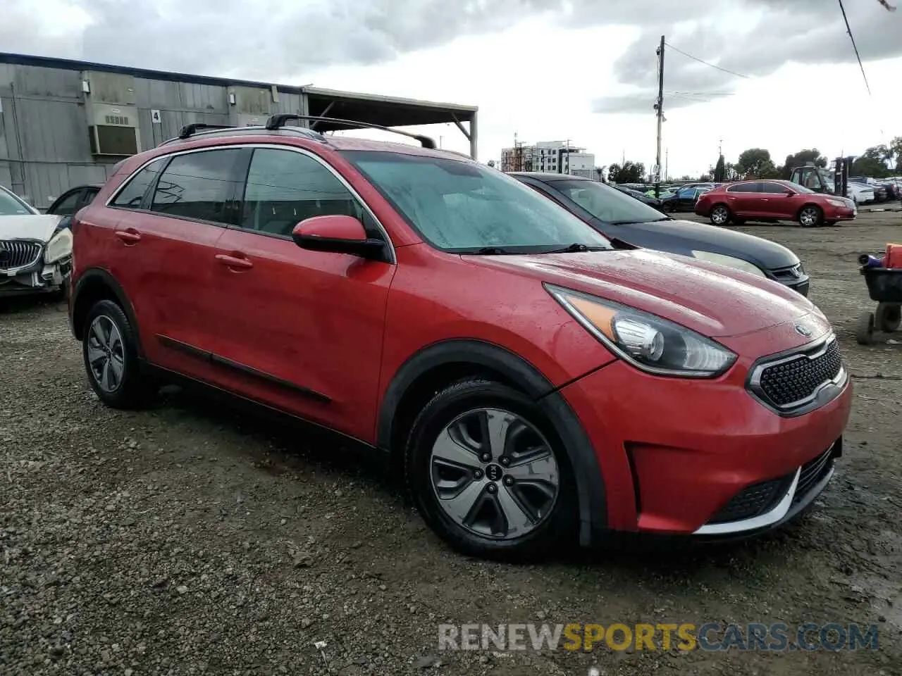 4 Photograph of a damaged car KNDCB3LC7K5243082 KIA NIRO 2019