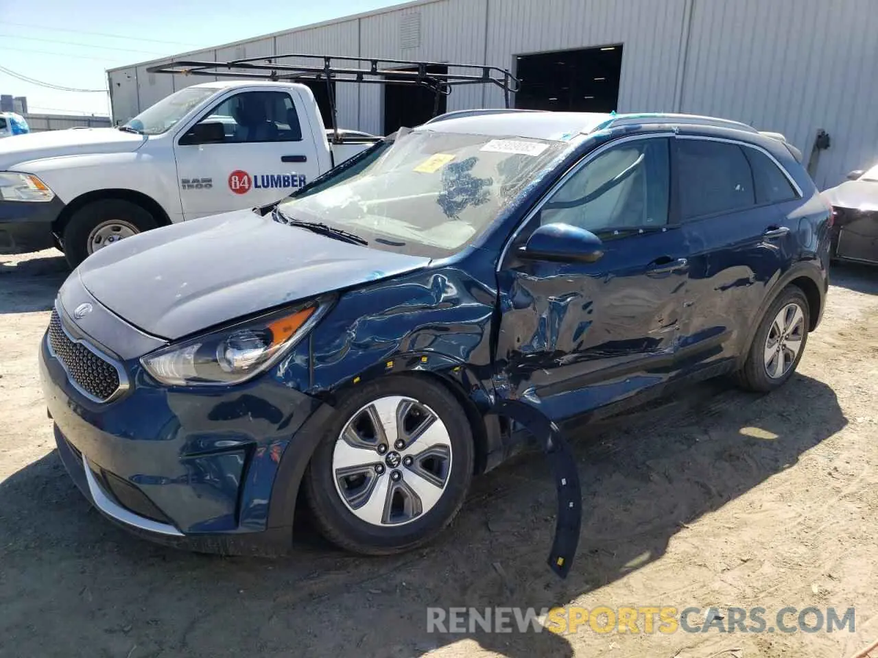 1 Photograph of a damaged car KNDCB3LC7K5264370 KIA NIRO 2019
